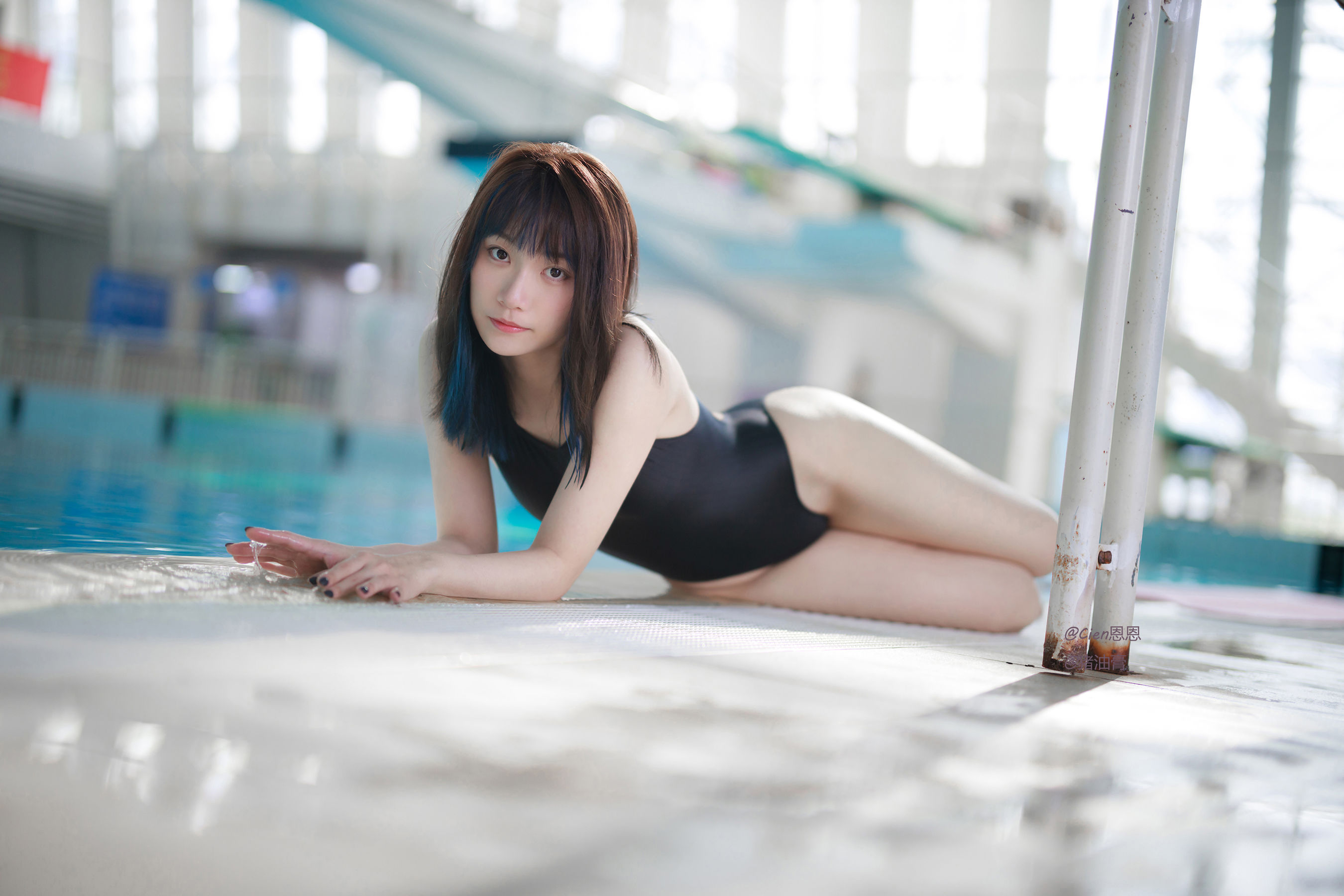 微博COS妹子Cien恩恩 – 竞泳 Cosplay-第28张