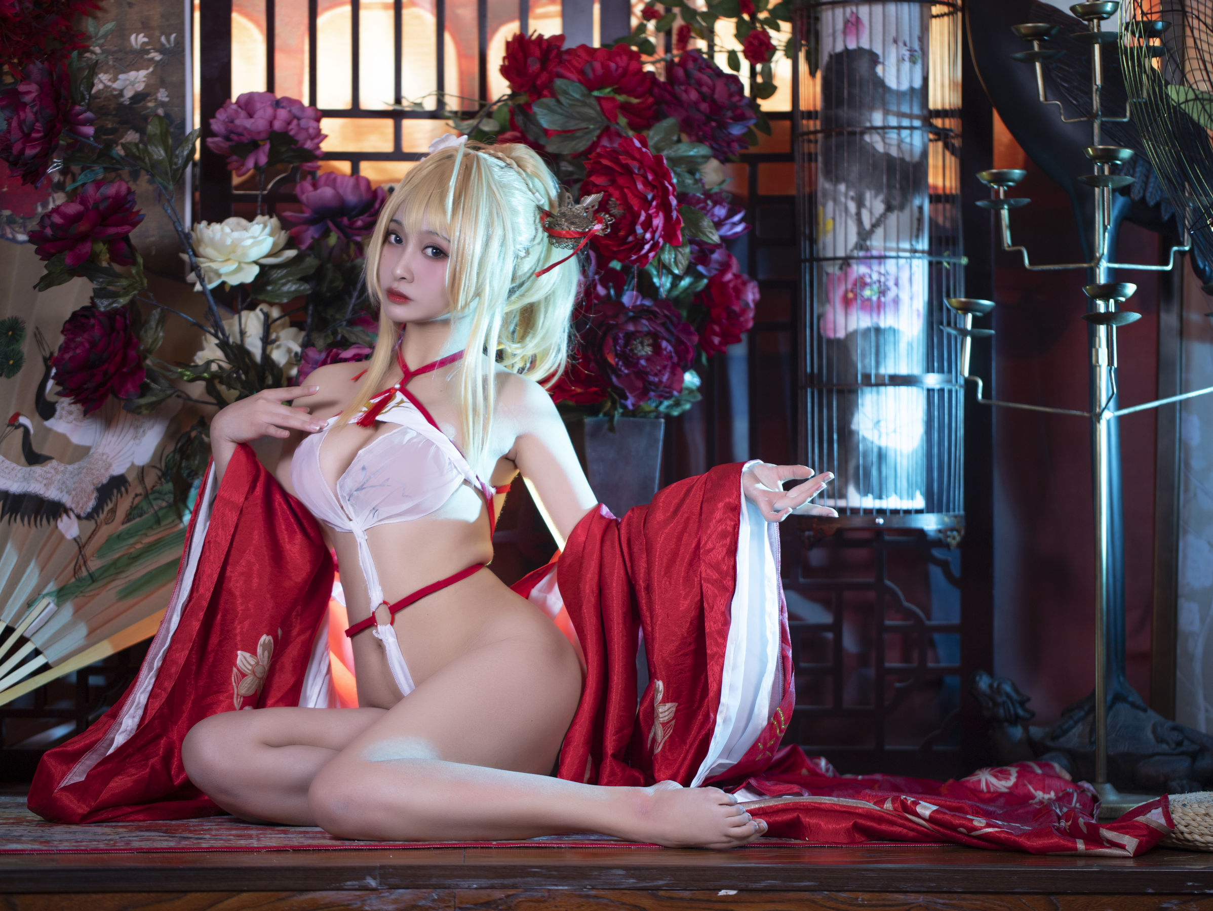 动漫博主洛璃LoLiSAMA – 光荣凉夜香雪 Cosplay-第1张