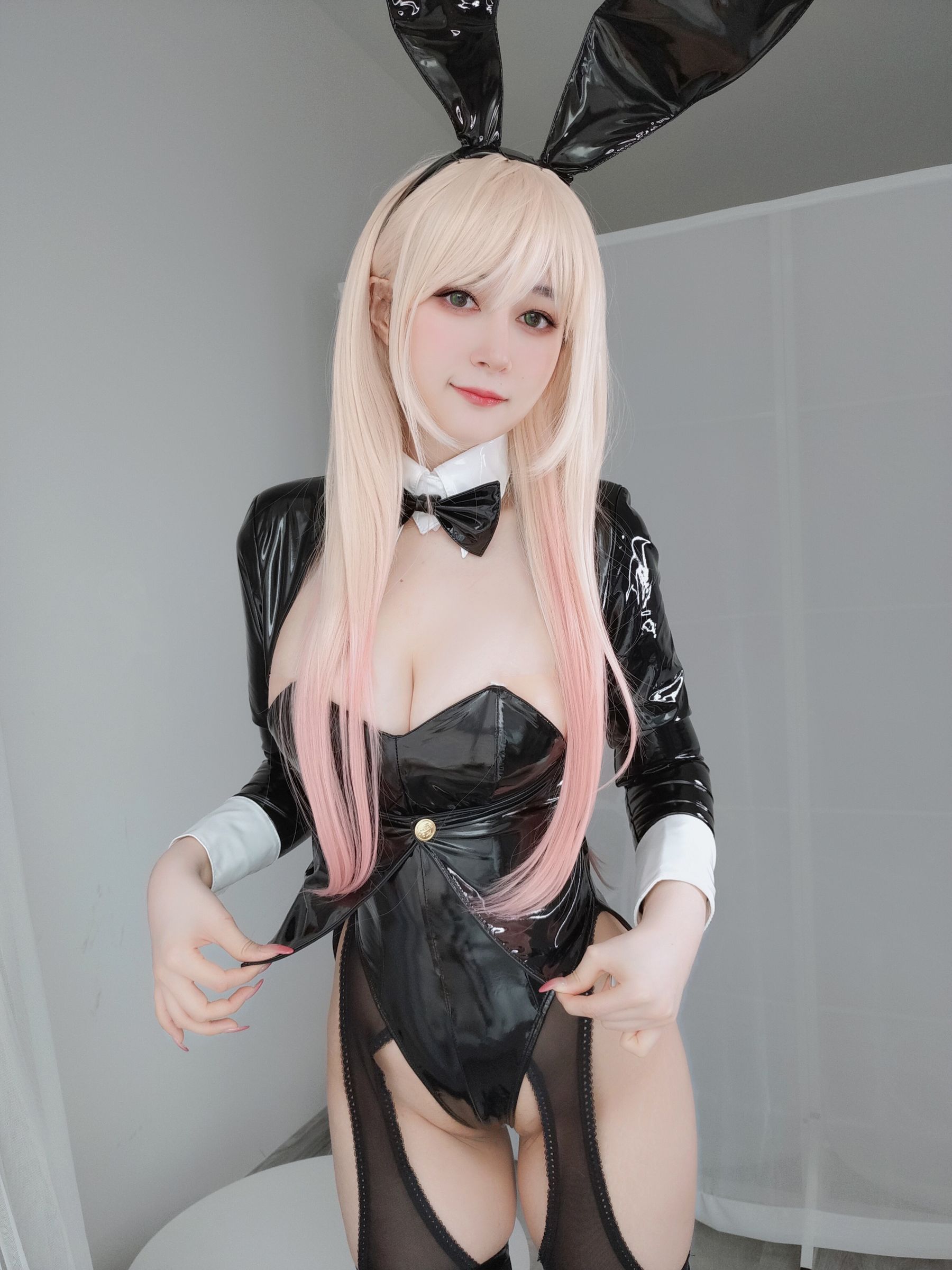 Coser小姐姐白银 – 喜多川海梦 兔女郎 Cosplay-第7张