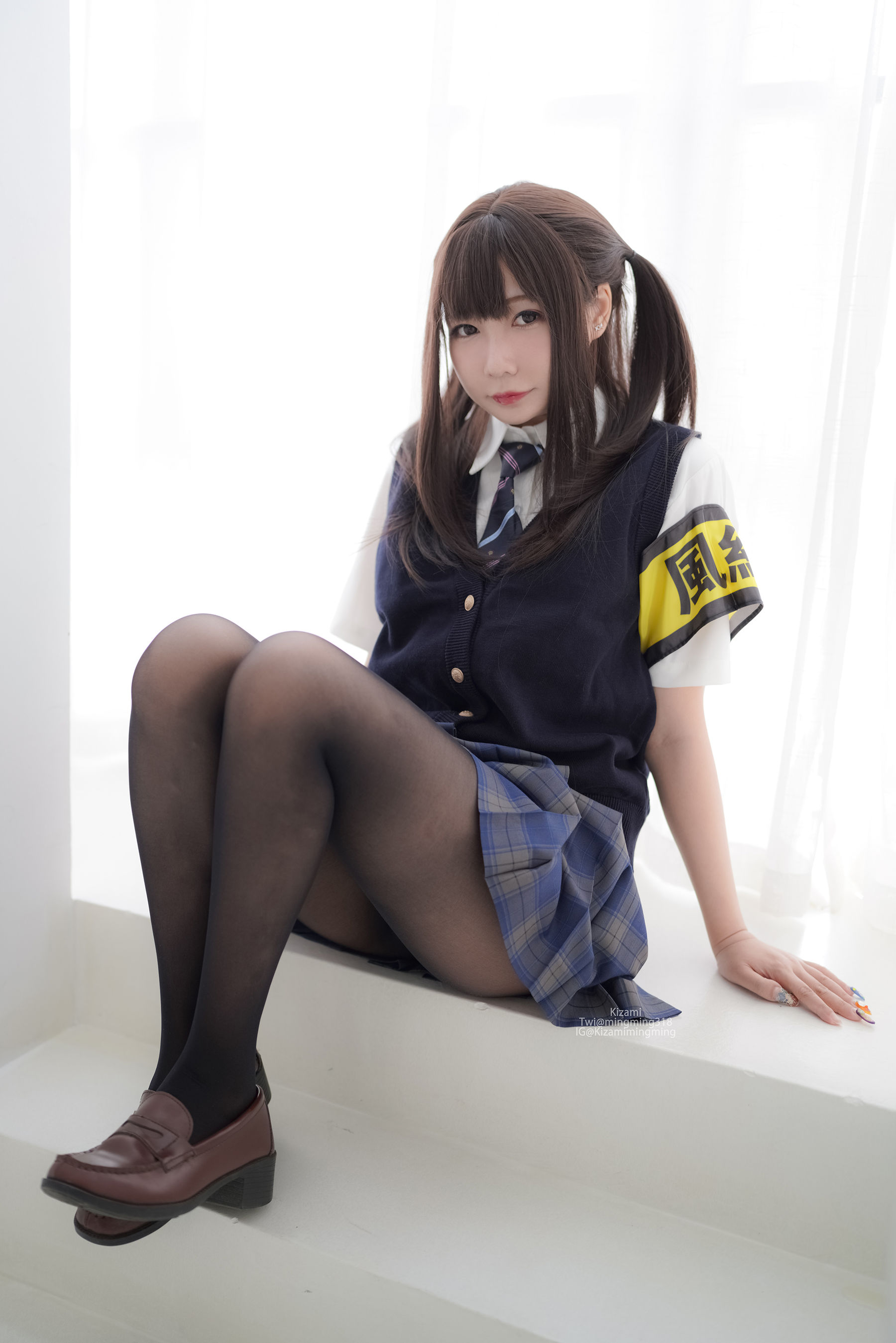 銘銘Kizami – JK黑丝 Cosplay-第33张