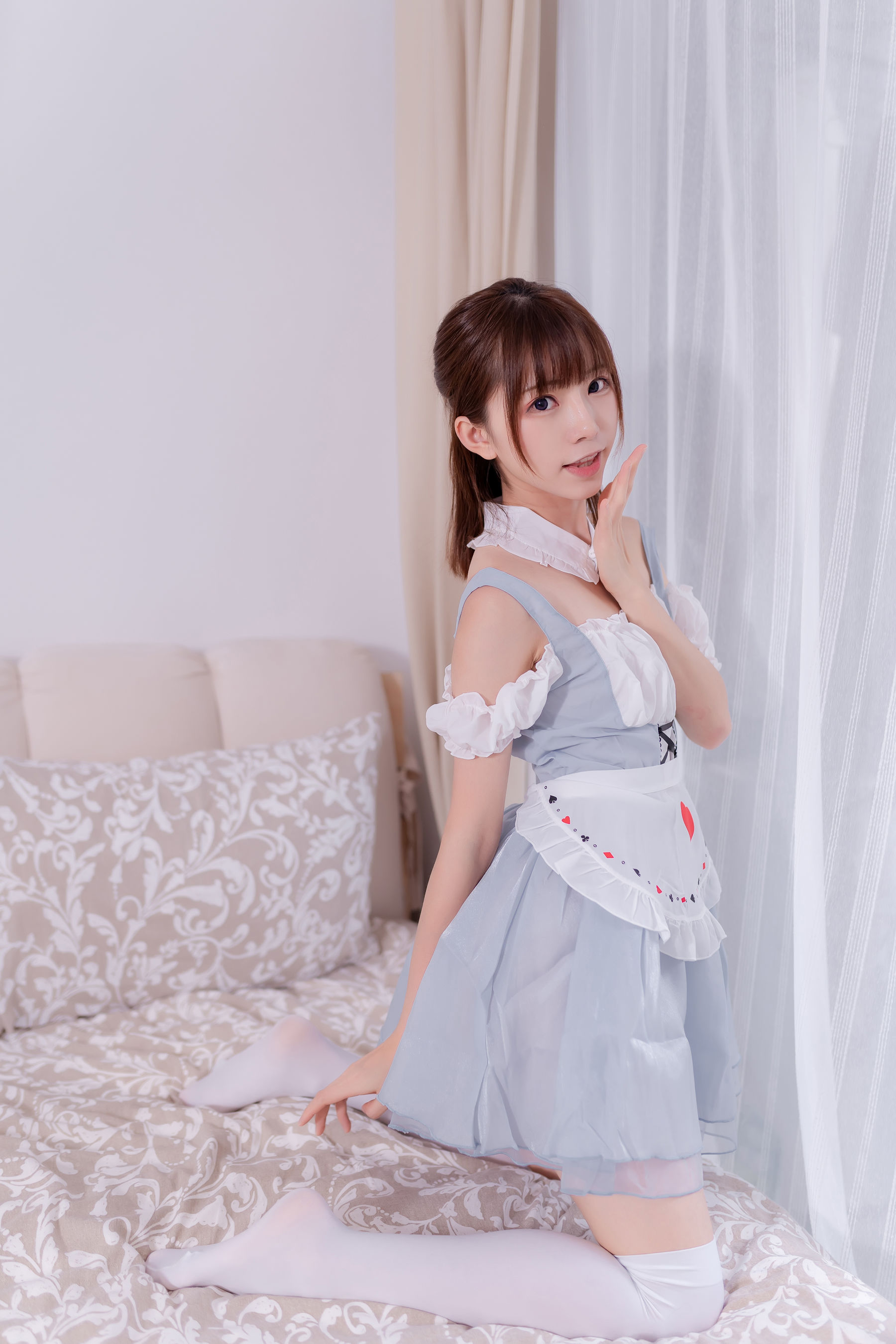 动漫博主Kitaro_绮太郎 – 白情女仆 Cosplay-第6张