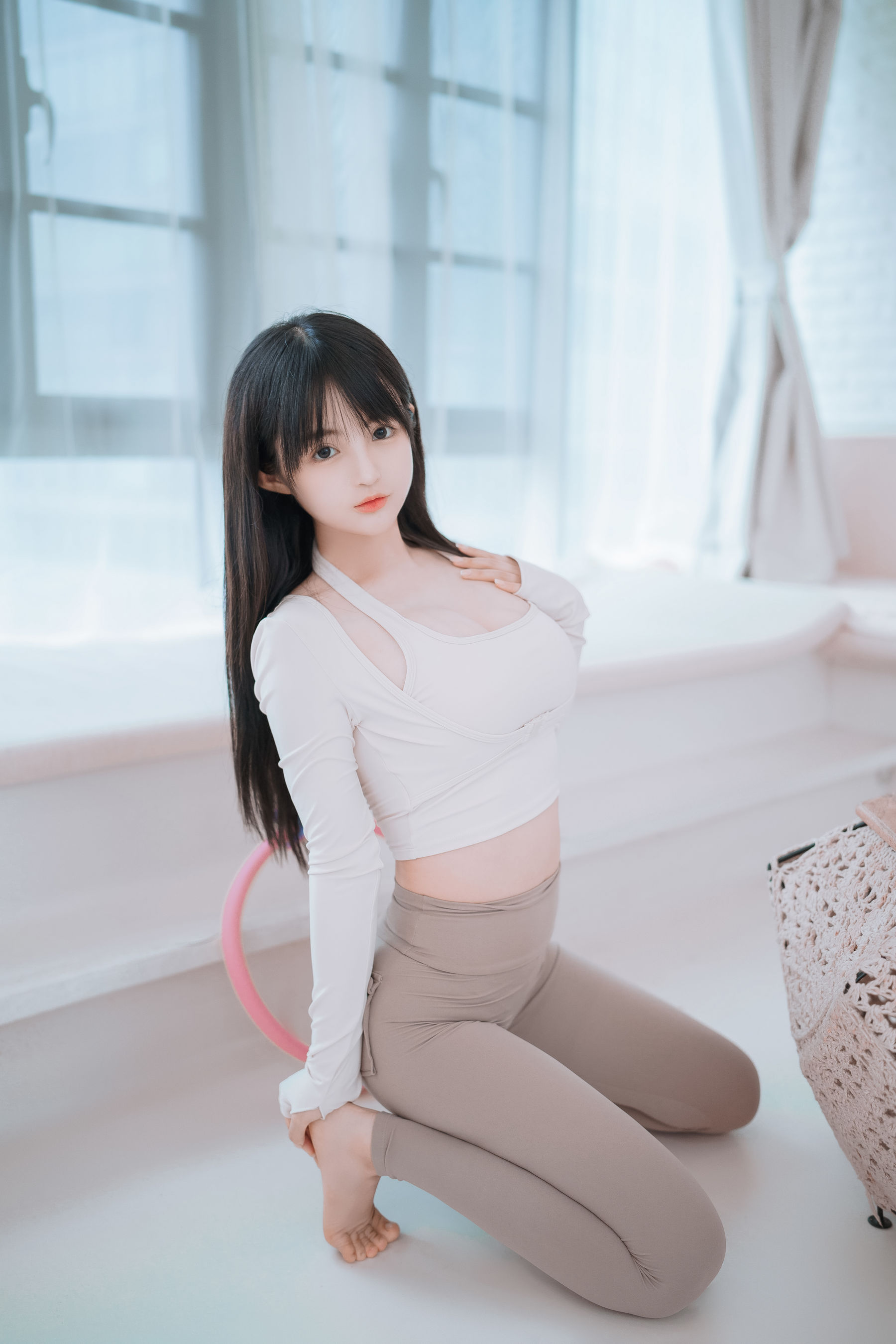 桜井宁宁 – 瑜伽妹妹 Cosplay-第21张