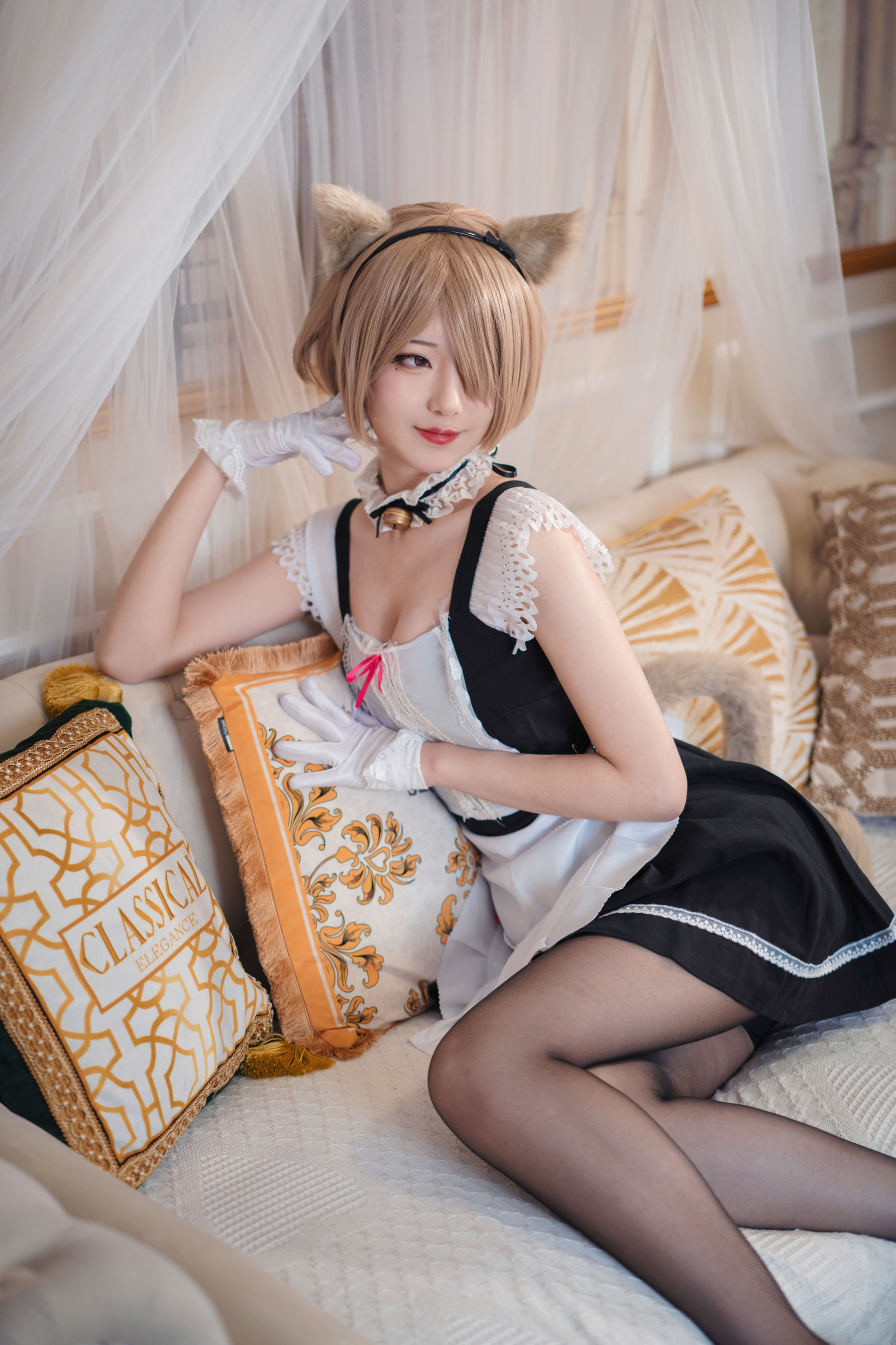 小姐姐弥音音ww – 丽塔 女仆 Cosplay-第7张