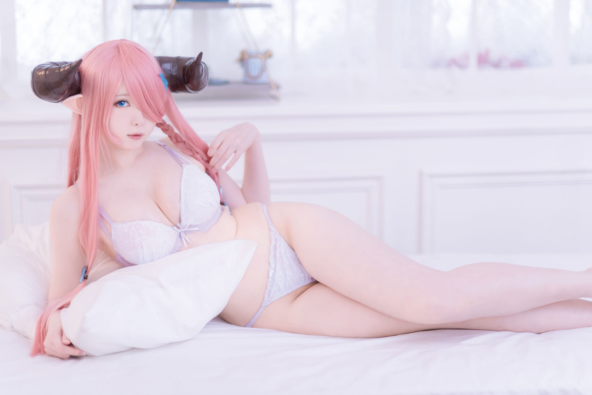微博妹纸霜月shimo – 碧蓝幻想 娜尔梅亚 Cosplay-第11张