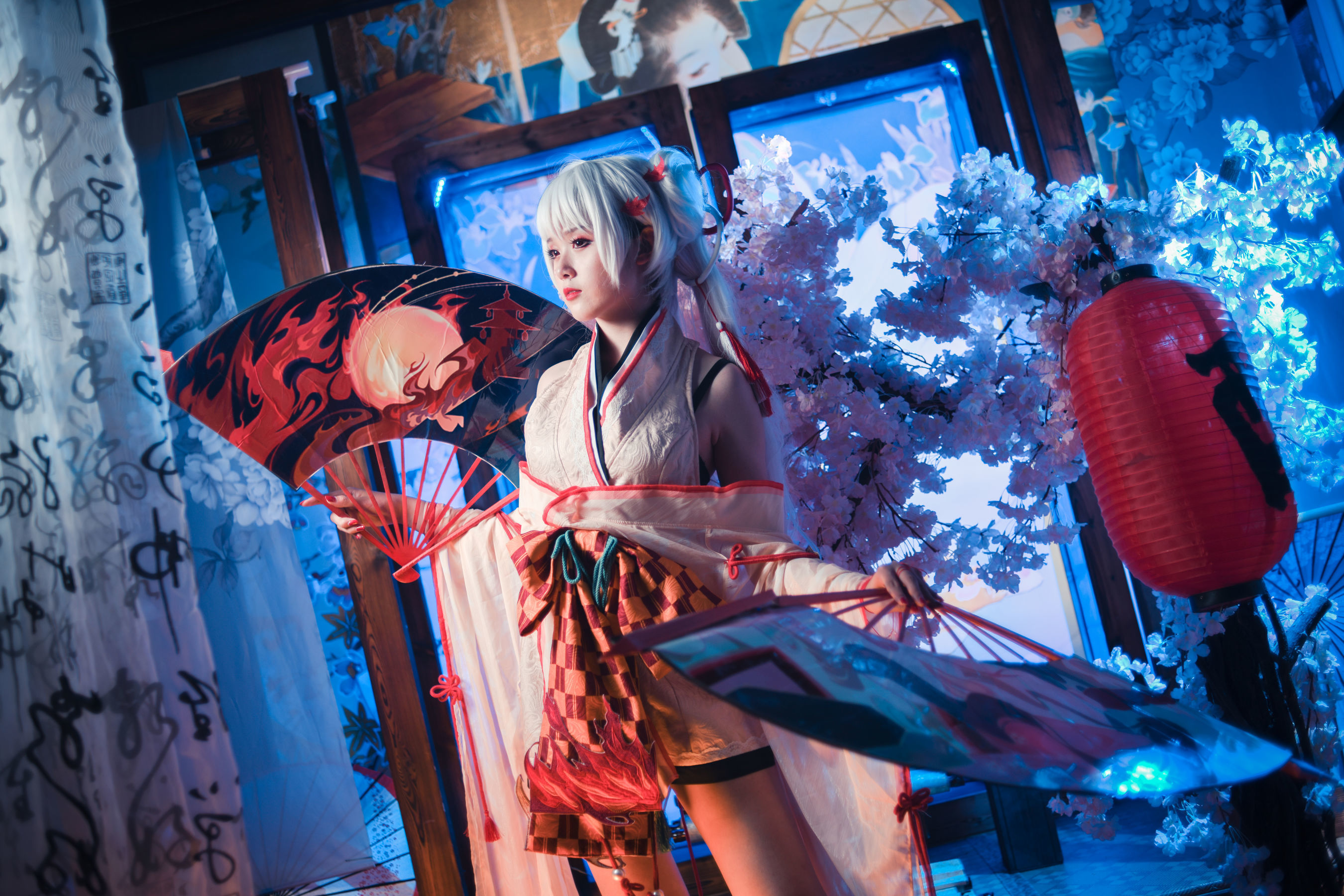 Coser小姐姐Akisoso秋楚楚 贝法 不知火 Cosplay-第14张