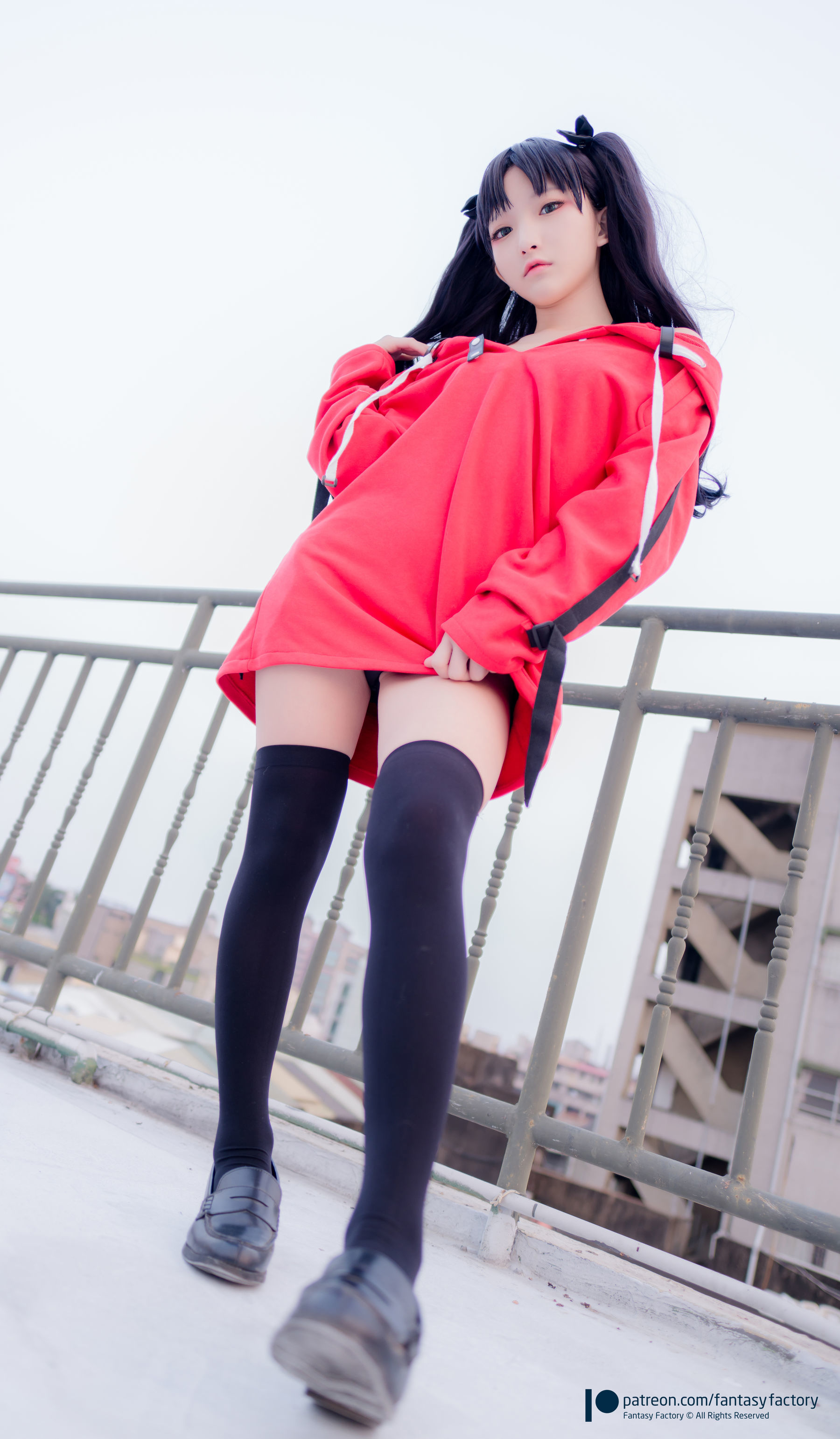 [Fantasy Factory] 小丁Cosplay – 单车少女 黑胶 情趣网衫 Cosplay-第52张