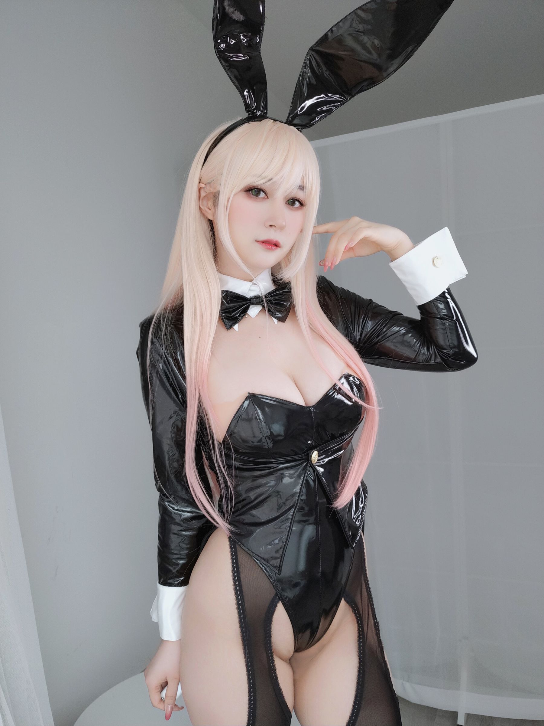 Coser小姐姐白银 – 喜多川海梦 兔女郎 Cosplay-第12张