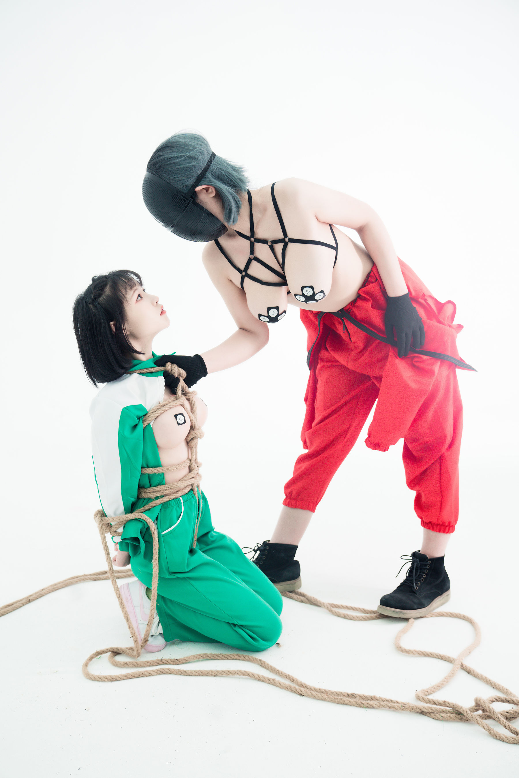 星澜是澜澜叫澜妹呀 X 晕崽 – 鱿鱼游戏 Cosplay-第2张