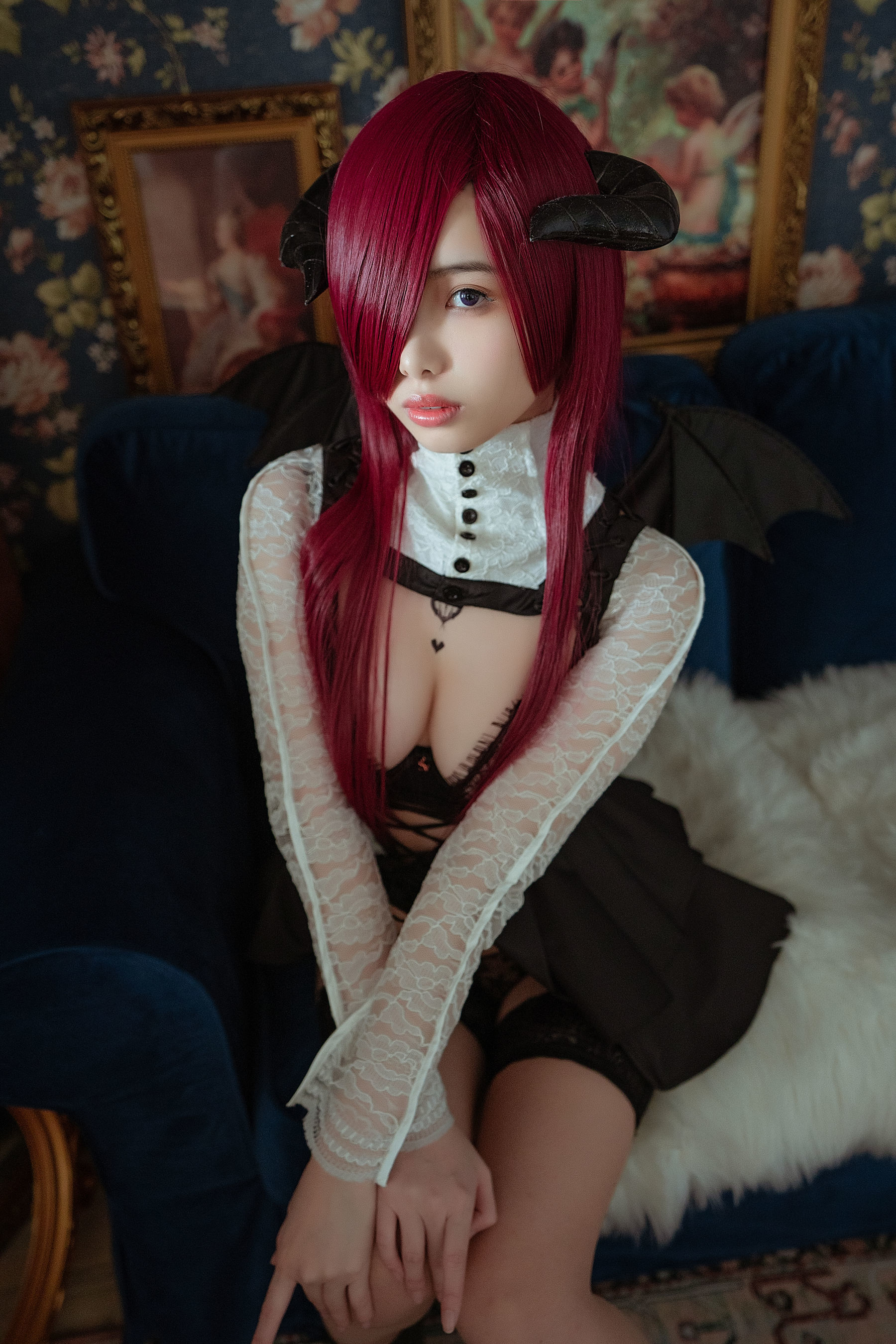 [萝莉COS] 雯妹 – 魅魔 the countess of devil Cosplay-第15张