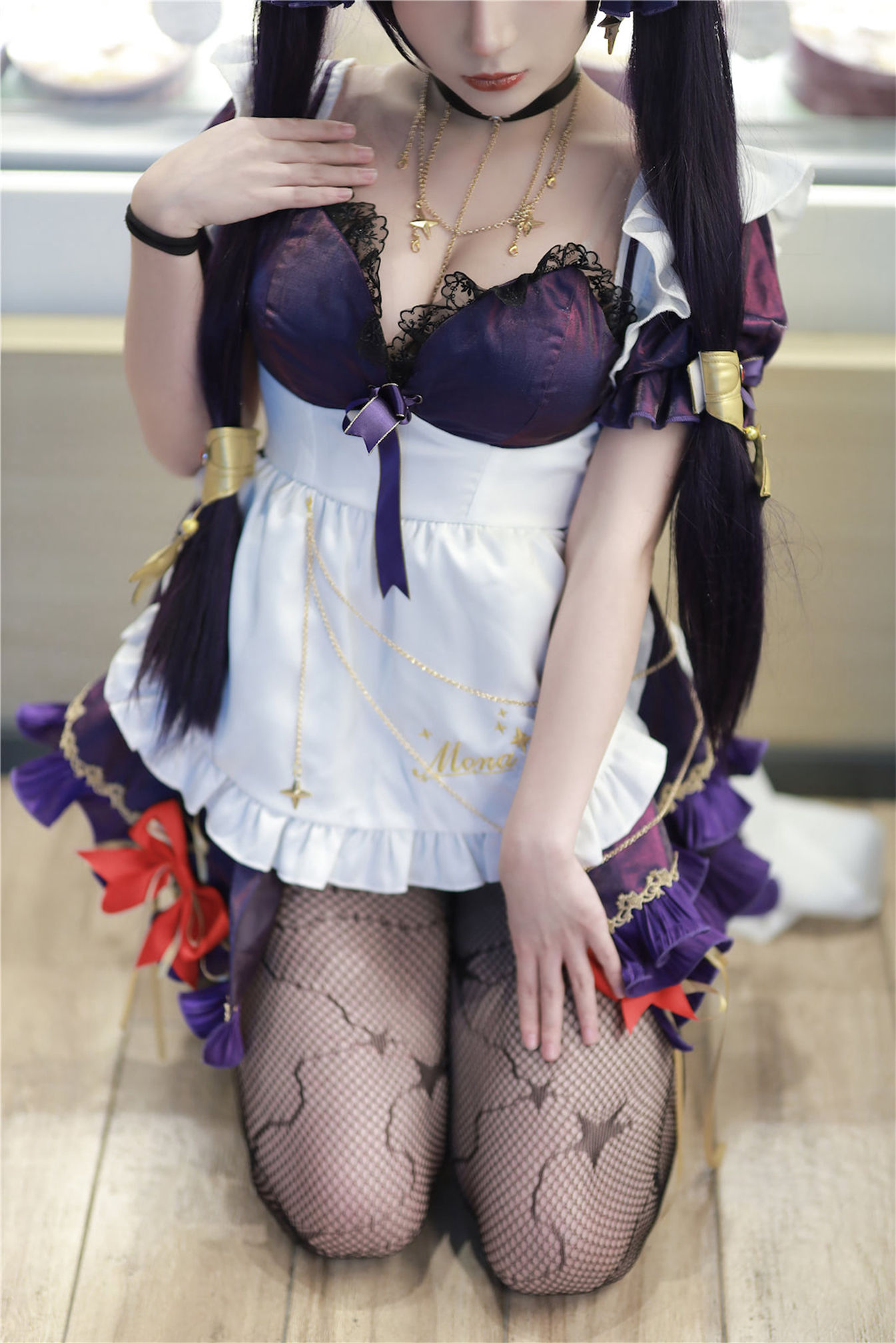 是三不是世w – 原神莫娜女仆 Cosplay-第44张
