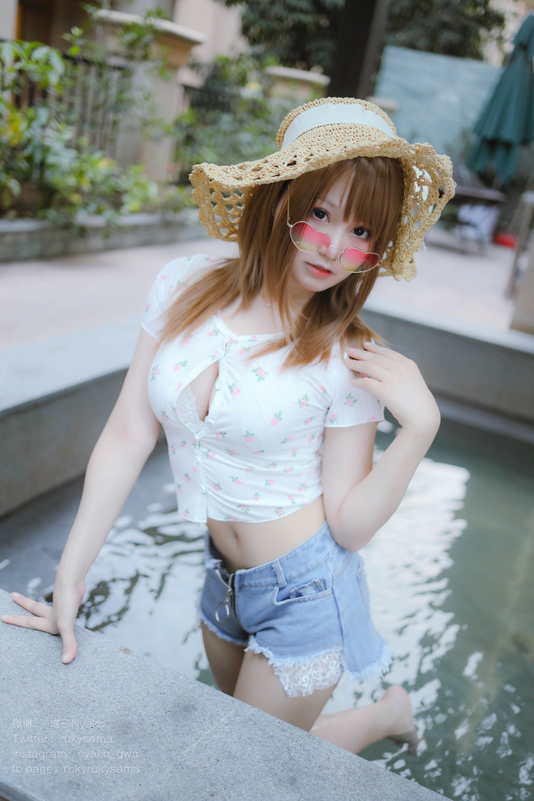 萌妹子Nyako喵子 – 温泉旅行 Cosplay-第23张