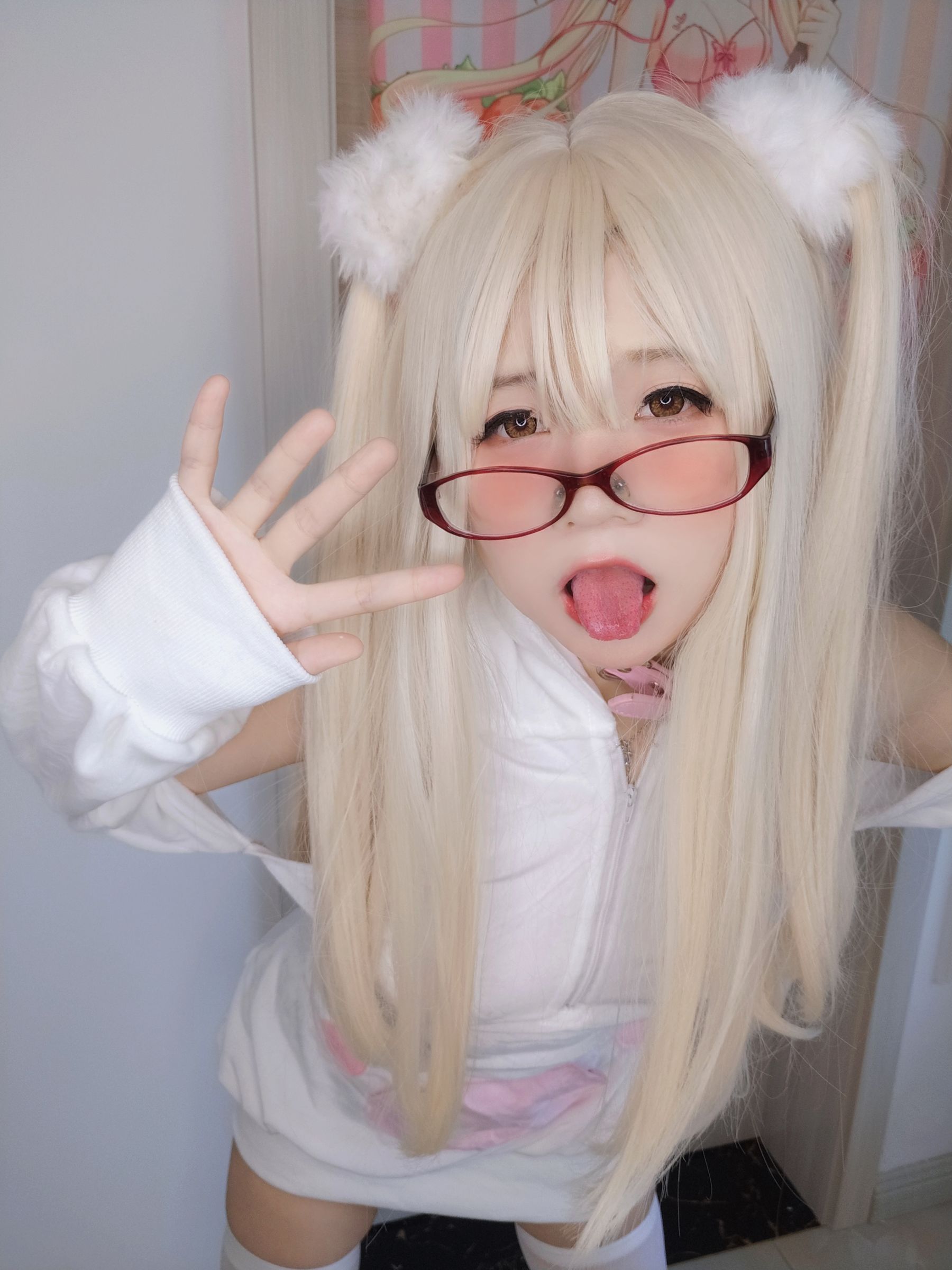 萌妹子Coser摇摇乐yoyo – 白いクリーム Cosplay-第89张