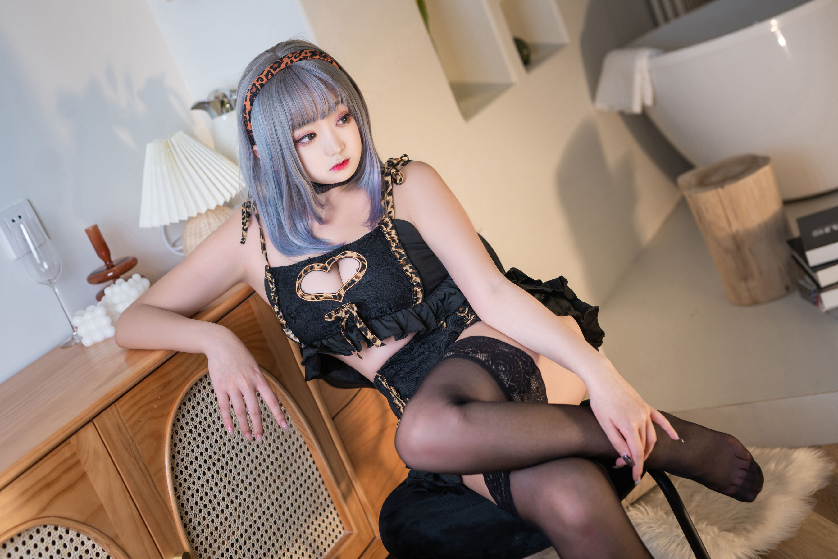 动漫博主恩田直幸 – 连体小豹纹 Cosplay-第29张