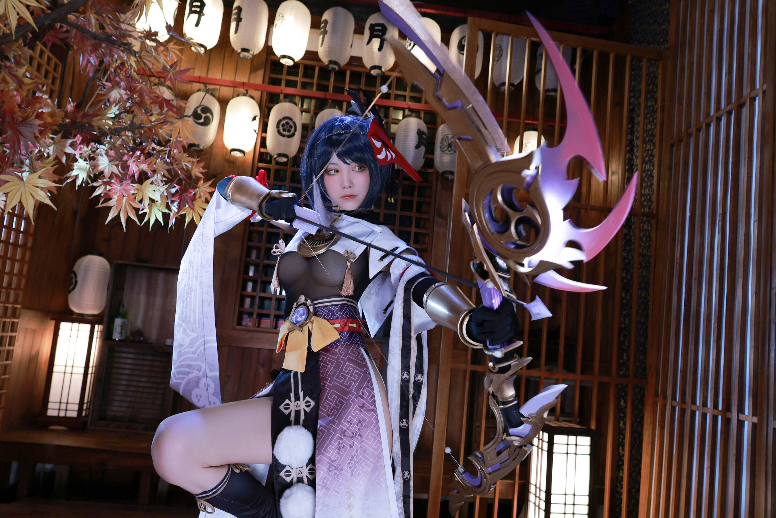 动漫博主水淼aqua – 九条裟羅 Cosplay-第2张