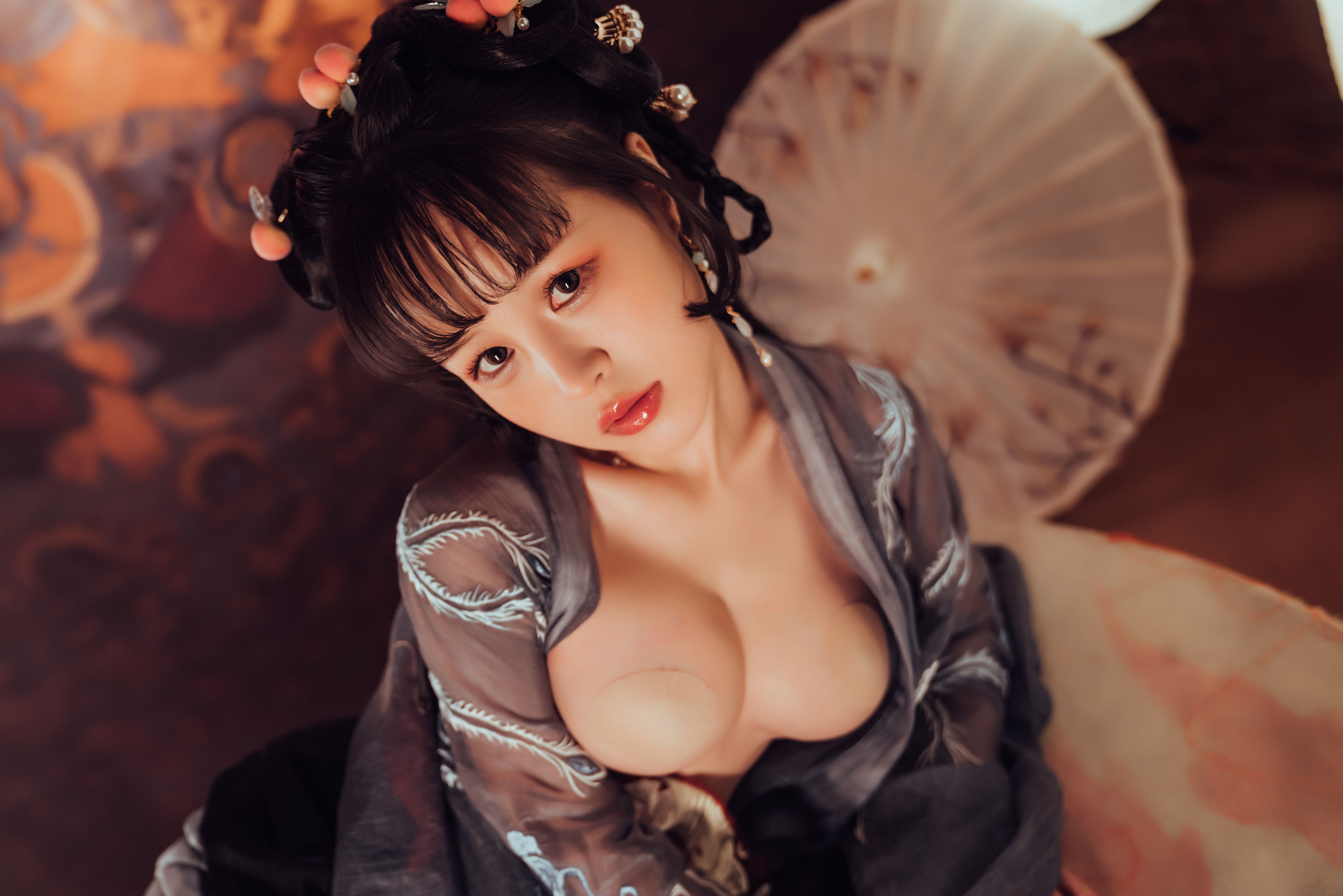美少女晕崽 – 小琵琶精 Cosplay-第60张