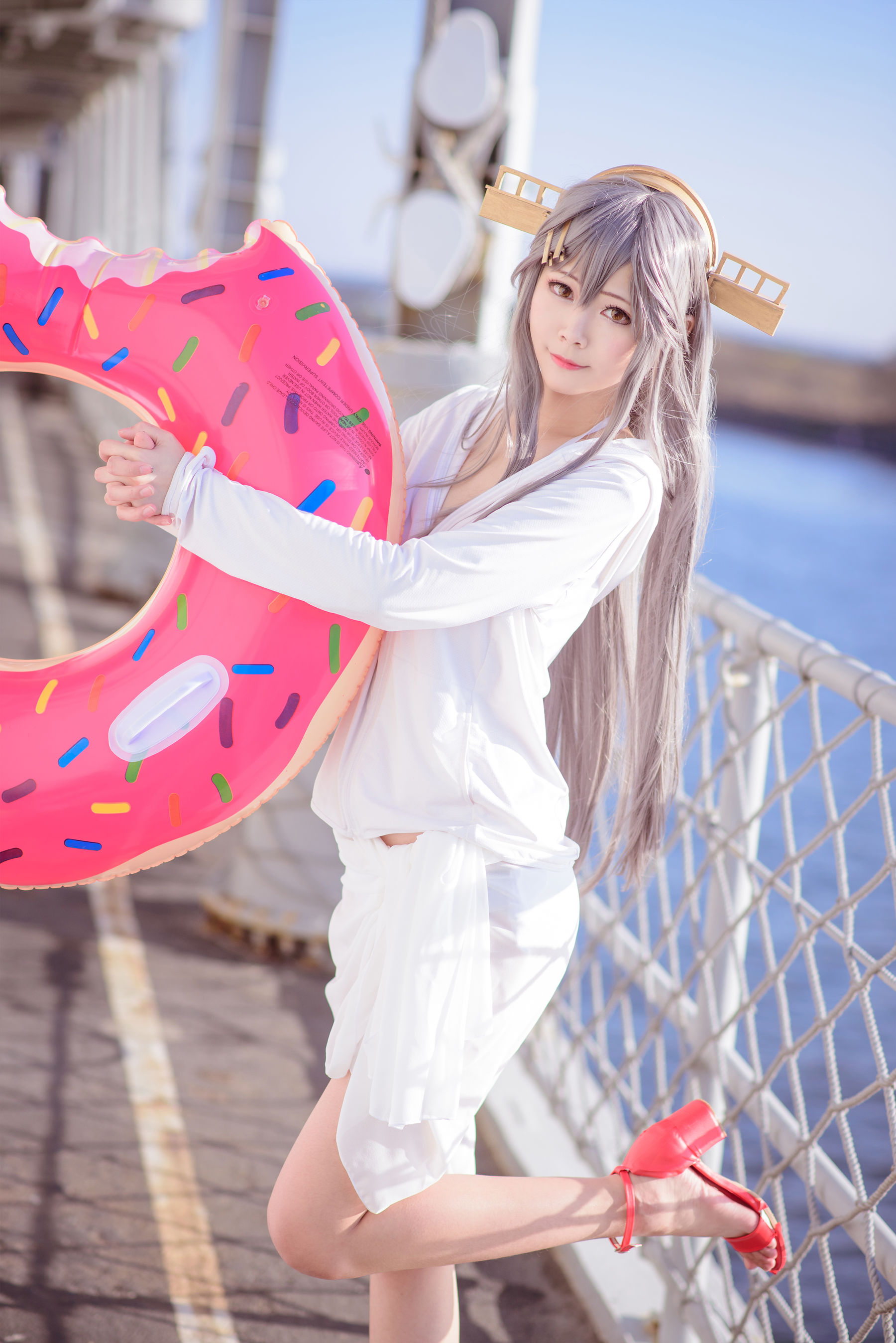 COS妹子Arty亞緹 – 艦これ はるな Haruna Cosplay-第1张