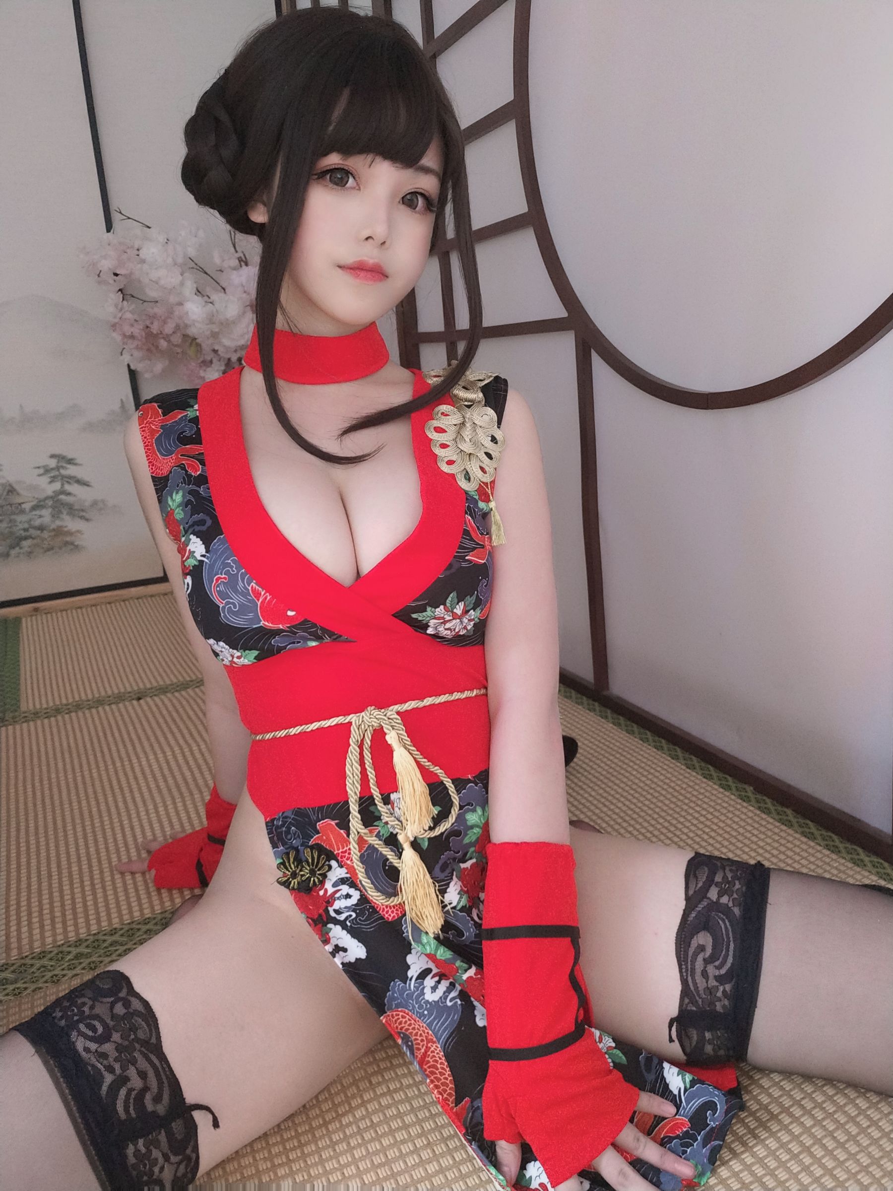 萌系小姐姐蜜汁猫裘 – 红武士 Cosplay-第3张