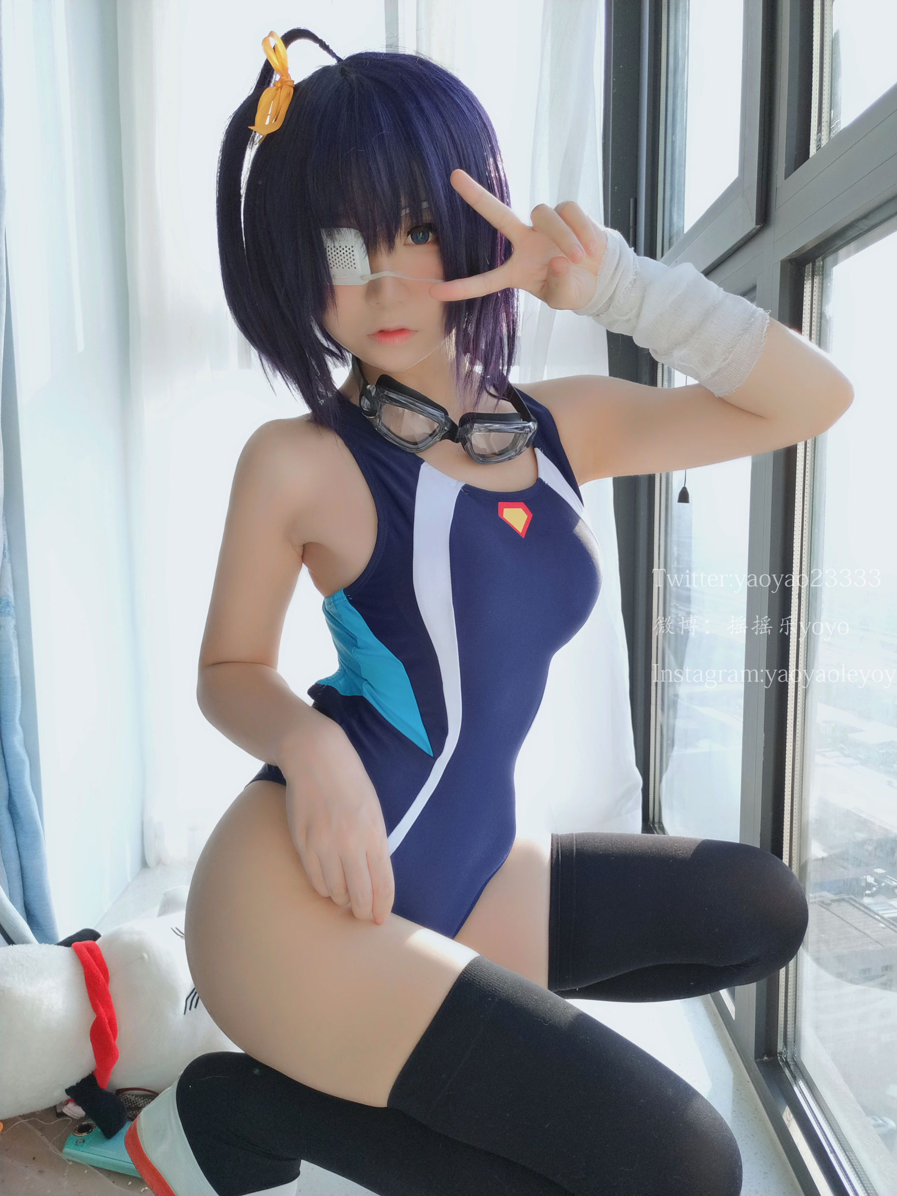 萌妹子Coser摇摇乐yoyo 六花 Cosplay-第48张