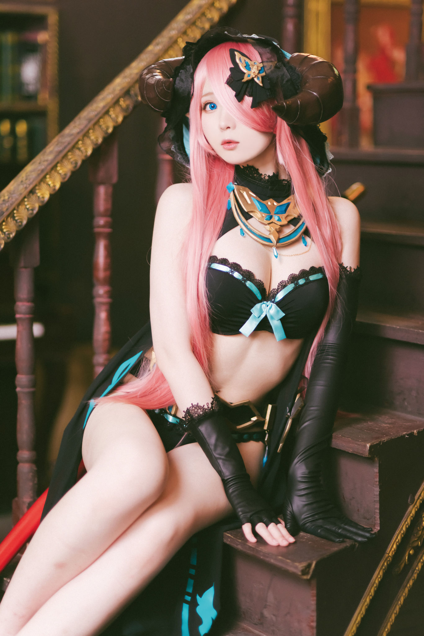微博妹纸霜月shimo – 碧蓝幻想 娜尔梅亚 Cosplay-第48张