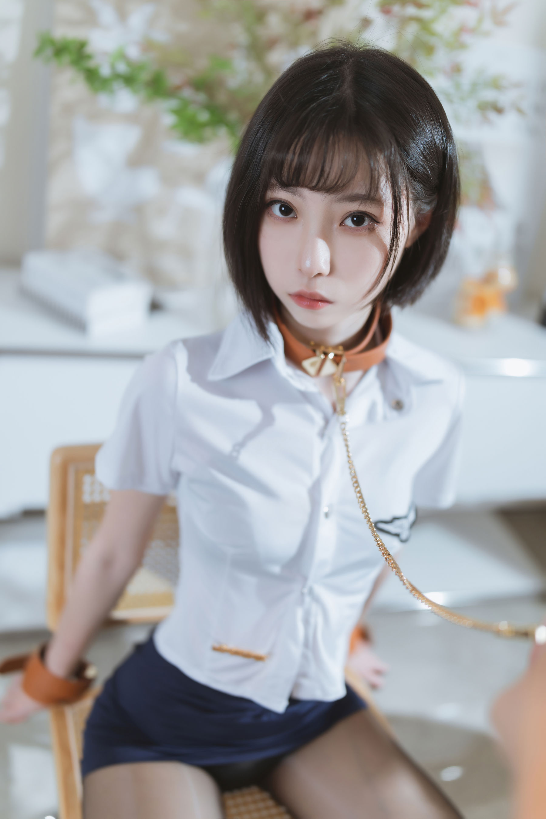 许岚(叁月life) – 束缚黑丝 Cosplay-第36张