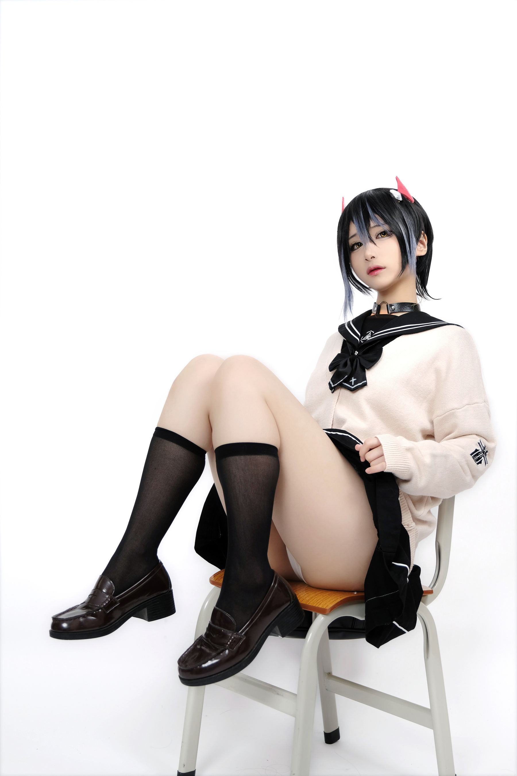 幼愛youmeko – 胡滕JK Cosplay-第3张