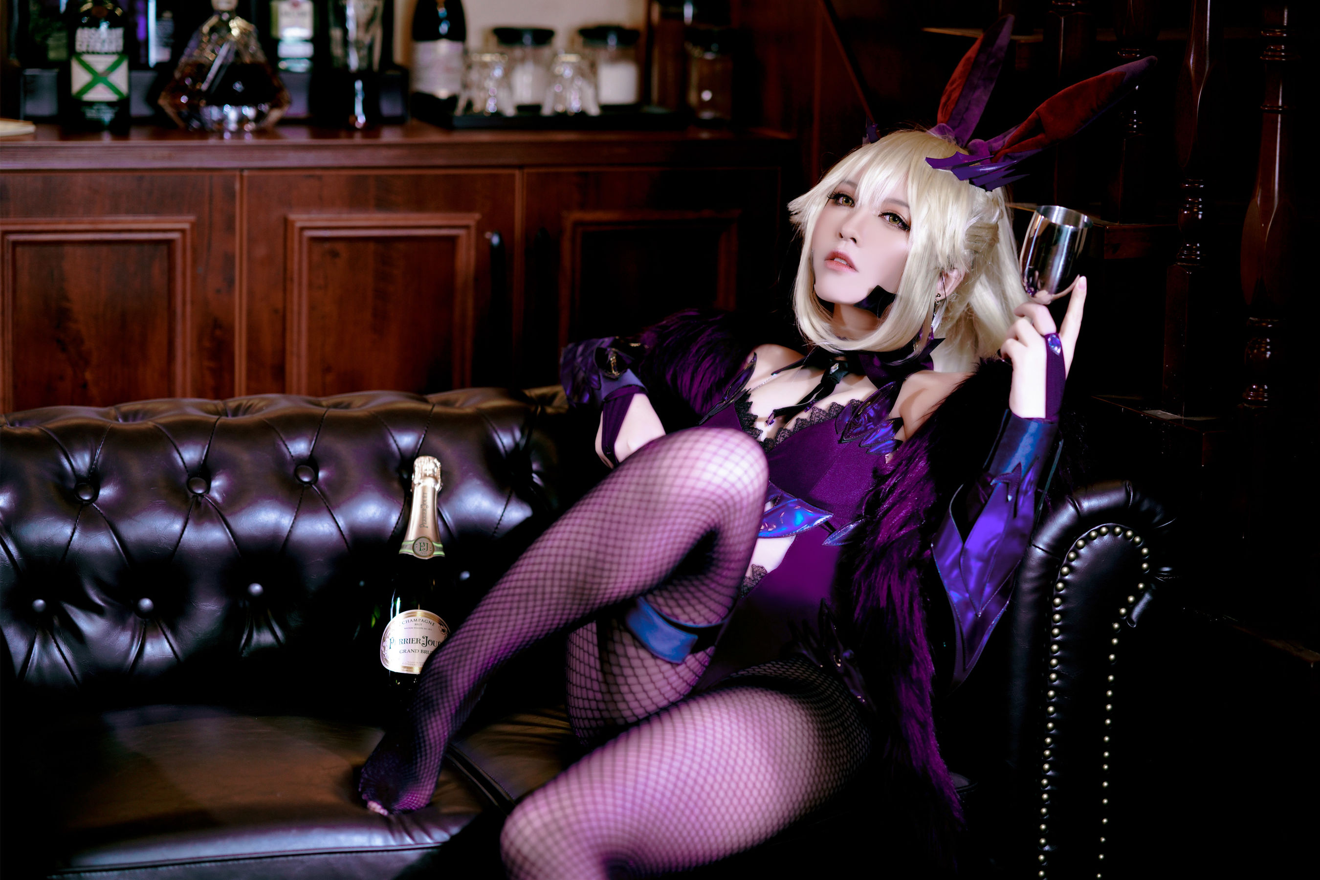 半半子 – LancerAlter Bunny Cosplay-第10张