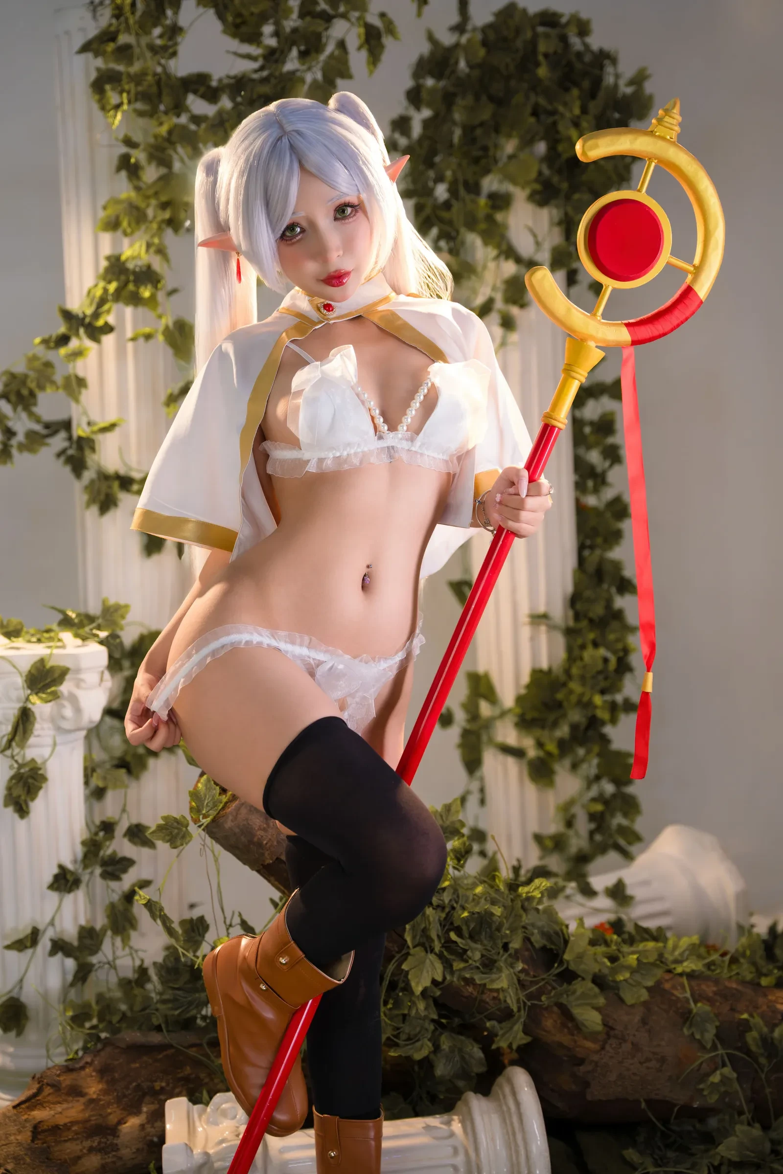Umeko J  Frieren Cosplay-第23张