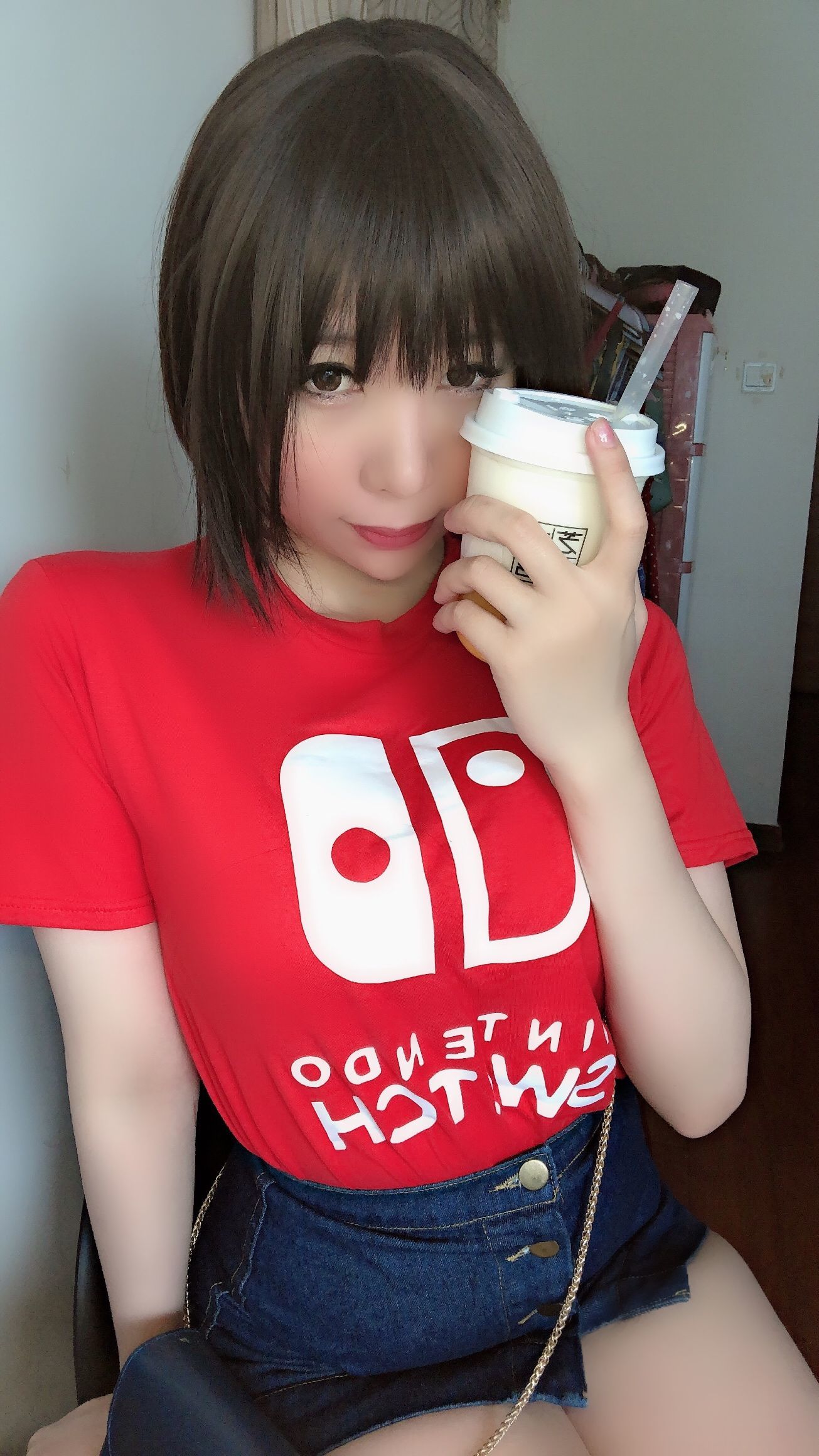 二次元巨乳美女鹿野希 火红诱惑 Cosplay-第92张
