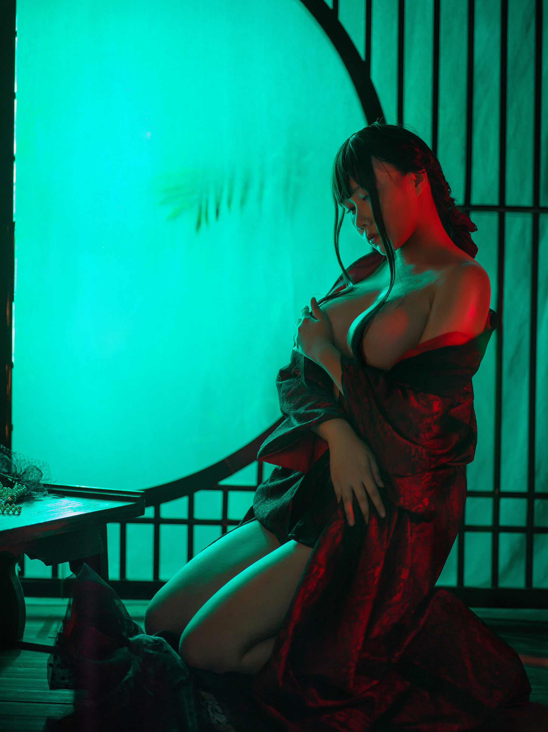 麻花麻花酱 – 兽耳和服 Cosplay-第3张
