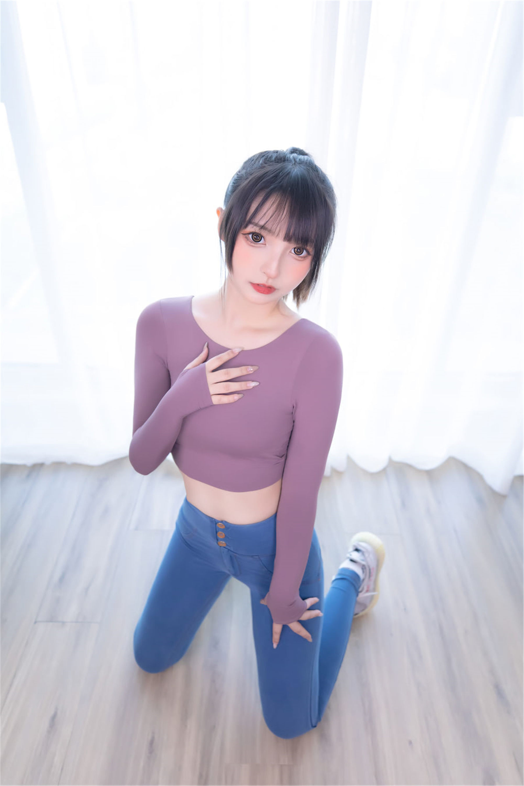 萝莉神楽板真冬之牛仔狂热 Cosplay-第84张