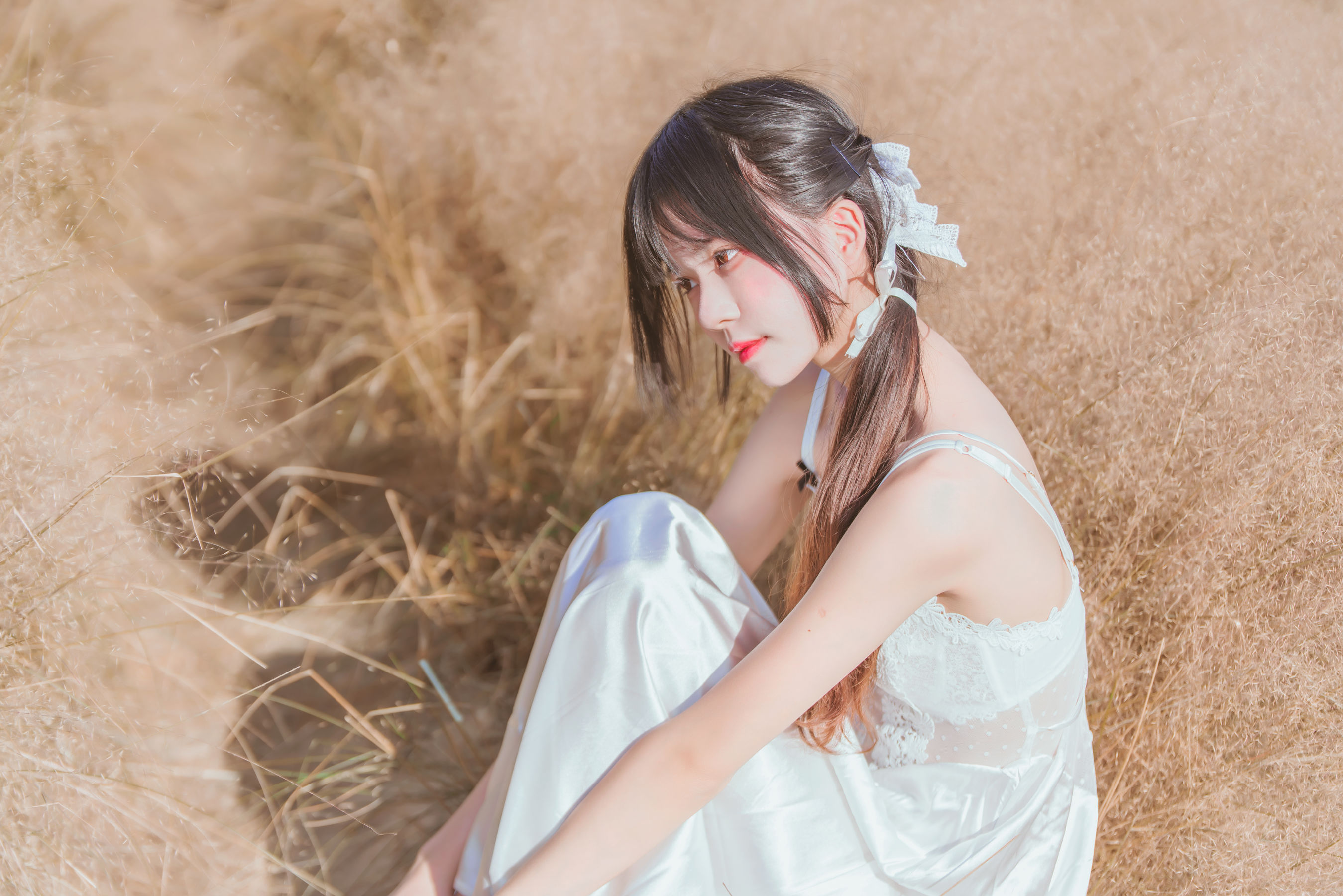 桜桃喵 原野上的浪漫 Cosplay-第2张