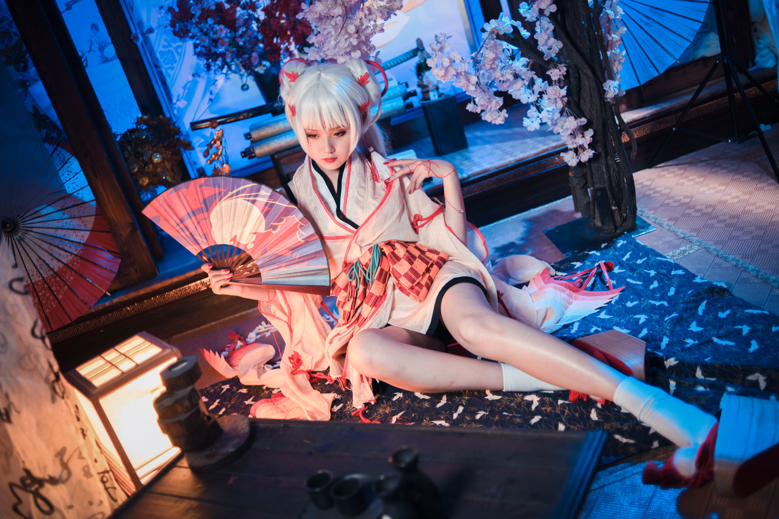 Coser小姐姐Akisoso秋楚楚 贝法 不知火 Cosplay-第24张