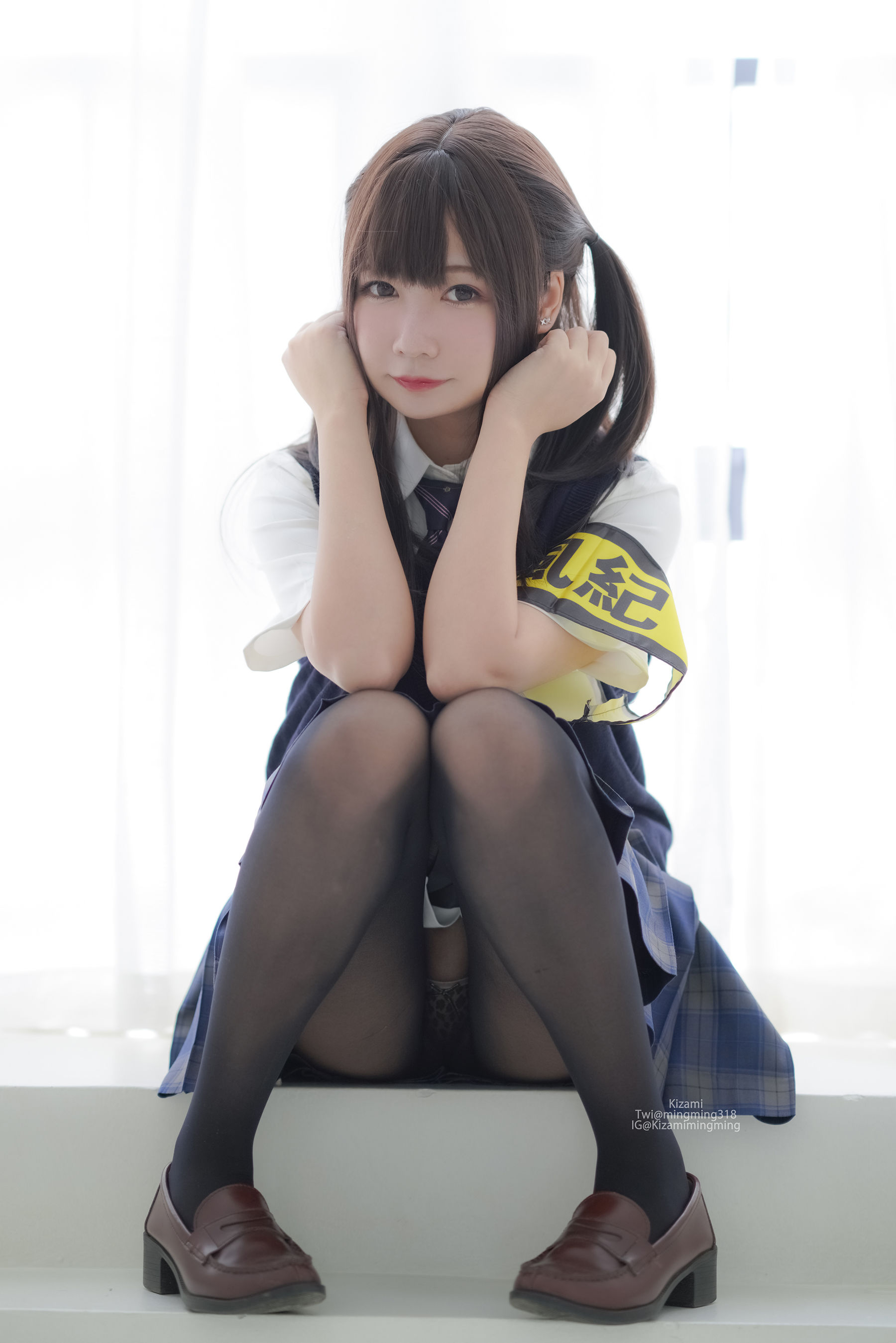 銘銘Kizami – JK黑丝 Cosplay-第10张