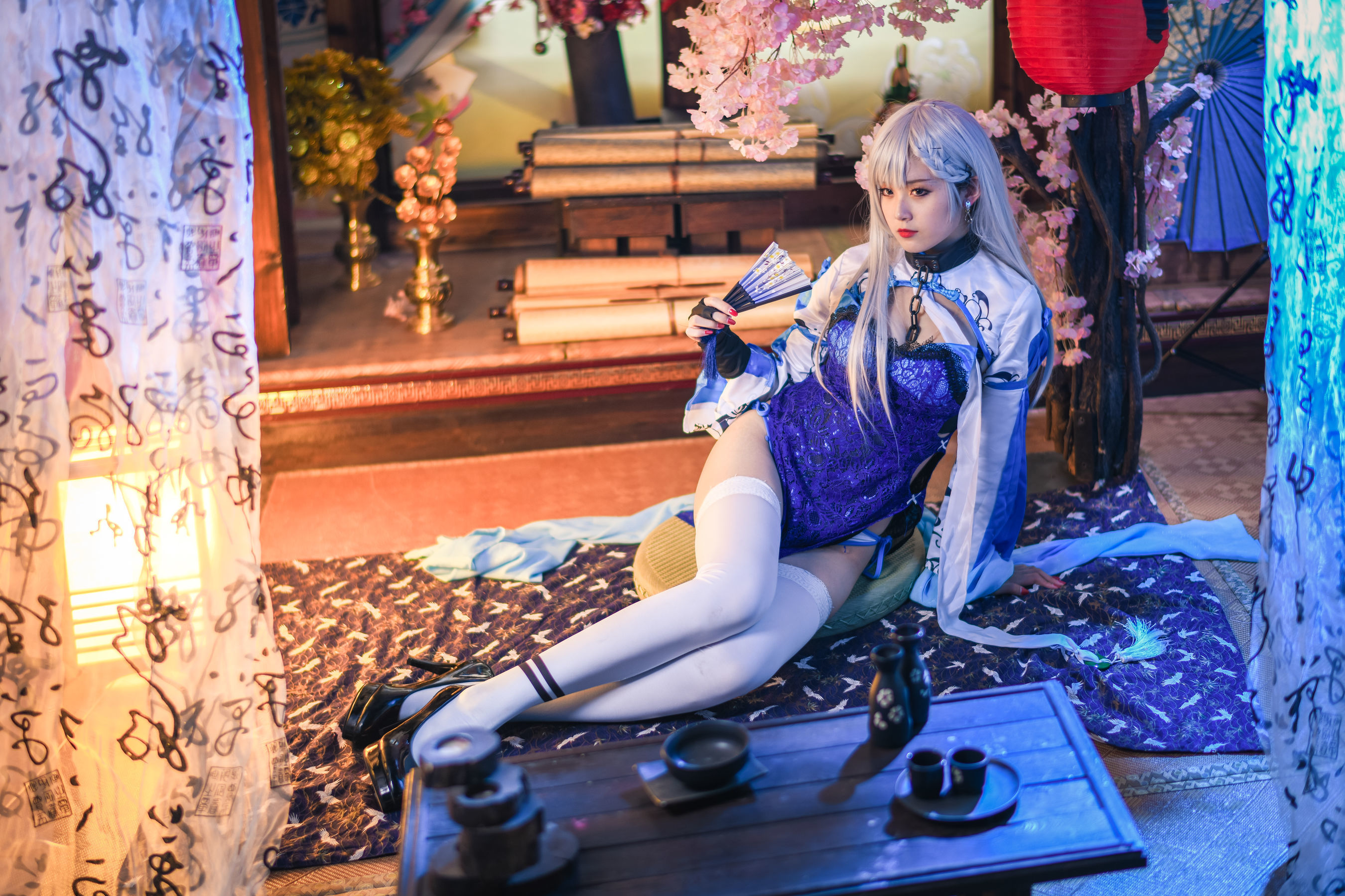 Coser小姐姐Akisoso秋楚楚 贝法 不知火 Cosplay-第30张