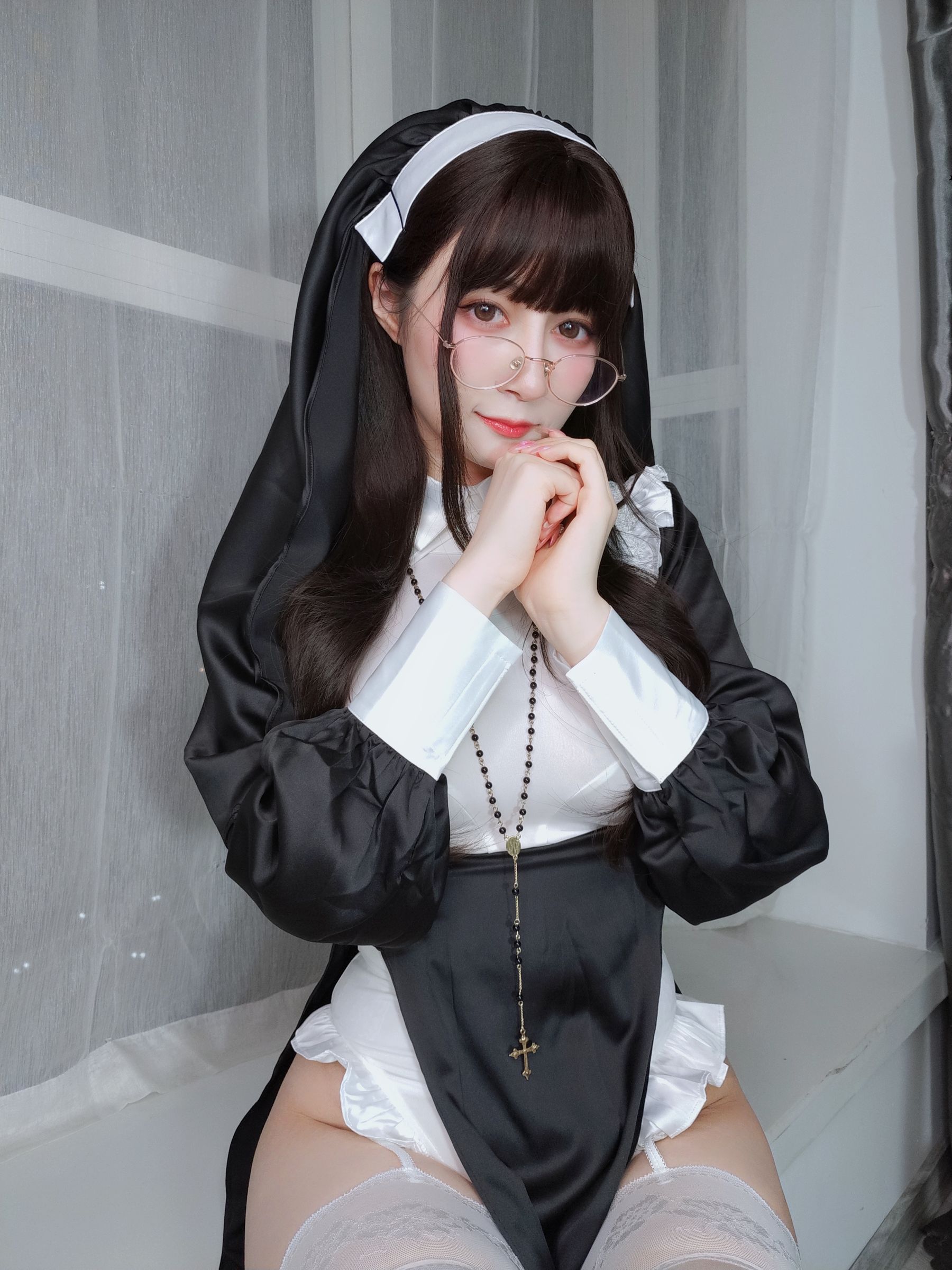 Coser小姐姐白银 – 修女 Cosplay-第119张