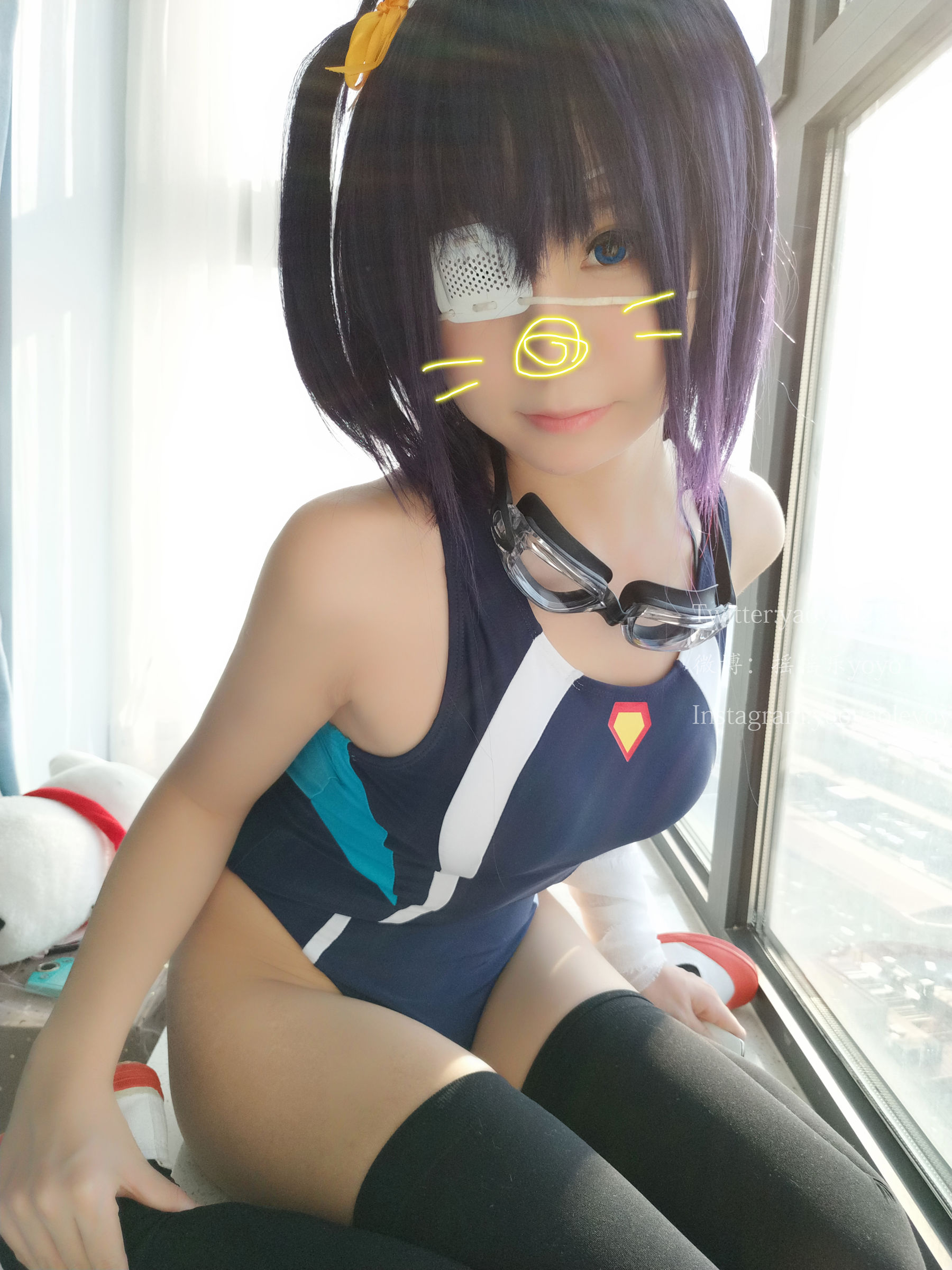 萌妹子Coser摇摇乐yoyo 六花 Cosplay-第88张