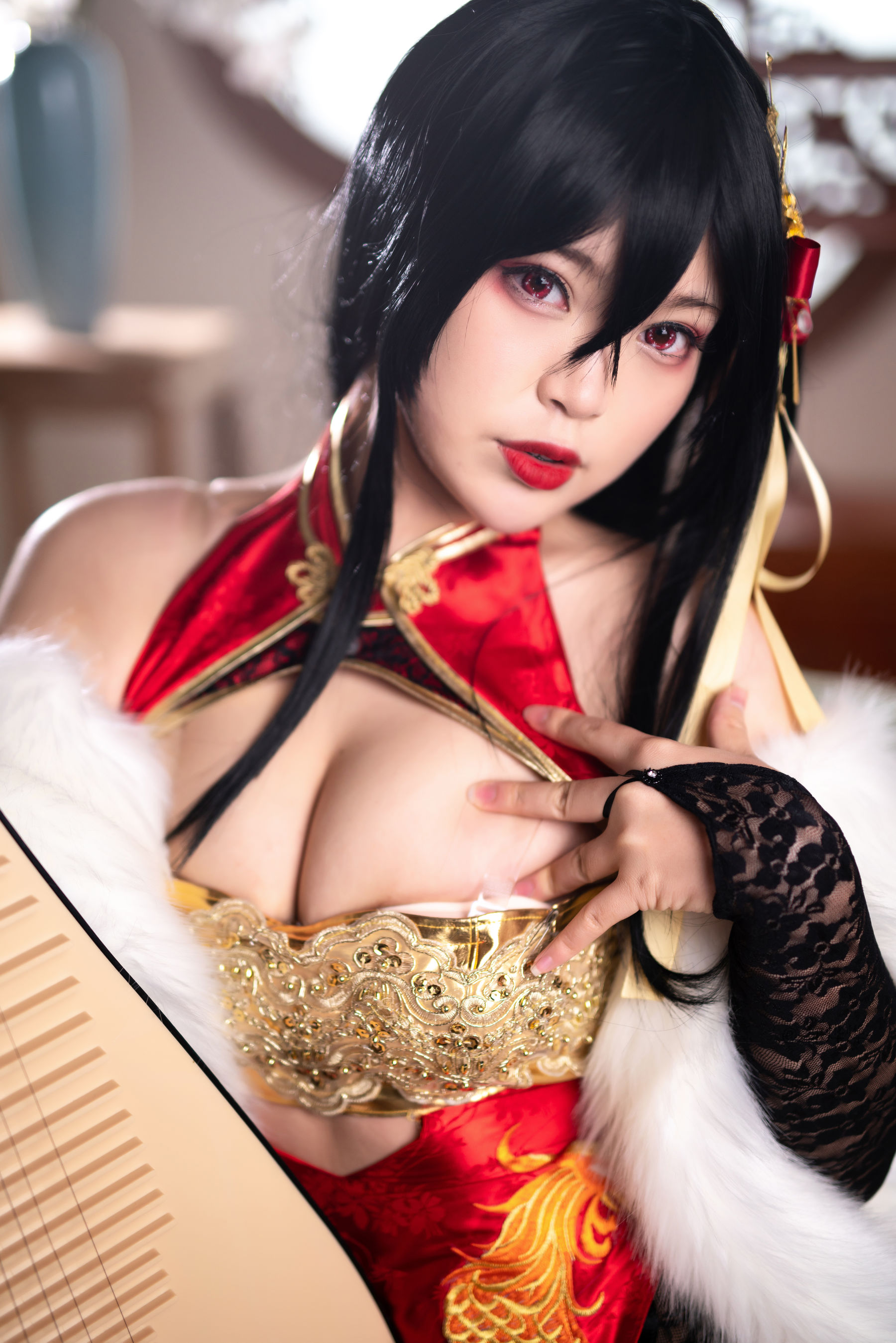 萌系小姐姐-白烨- 大凤旗袍 Cosplay-第13张