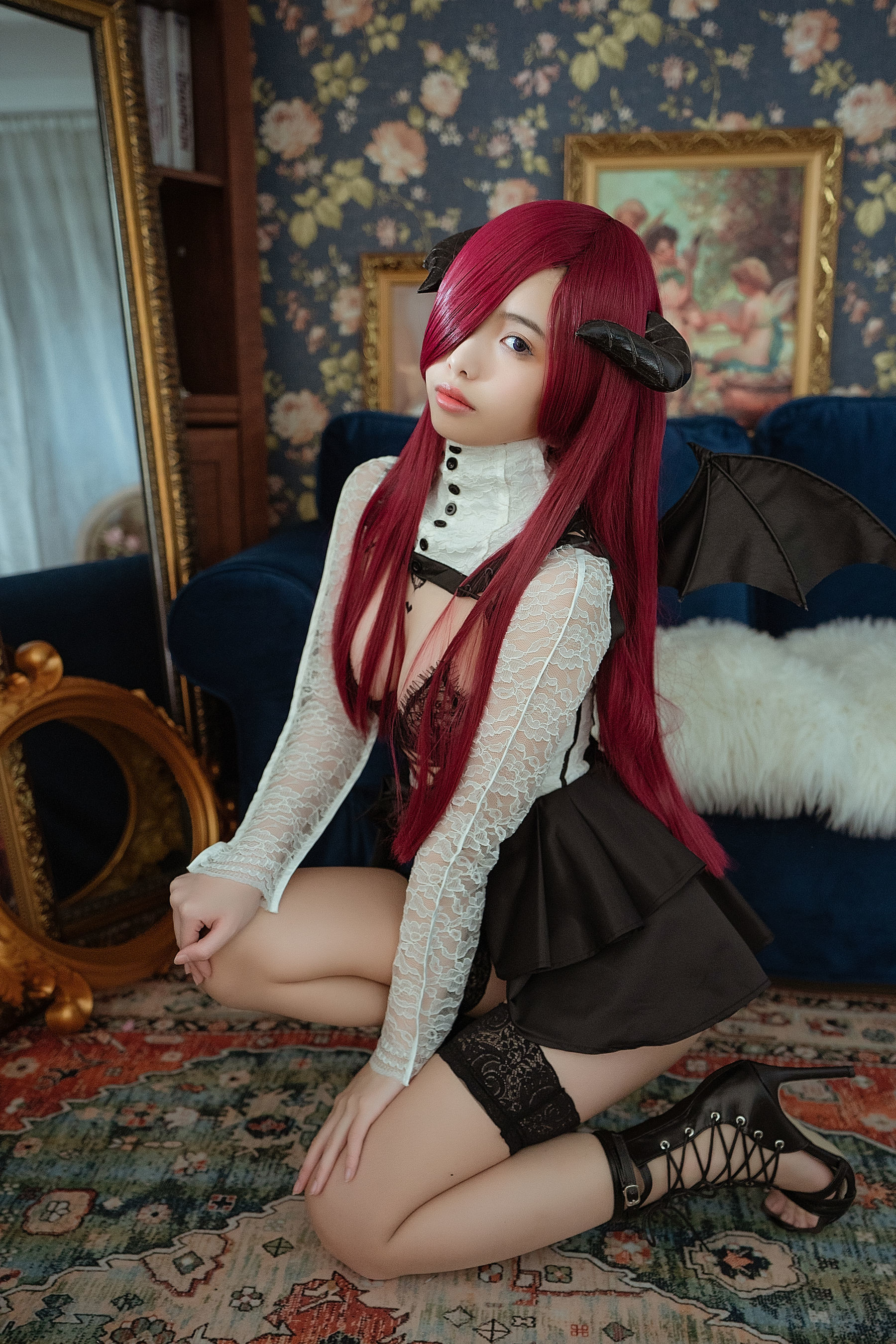 [萝莉COS] 雯妹 – 魅魔 the countess of devil Cosplay-第14张