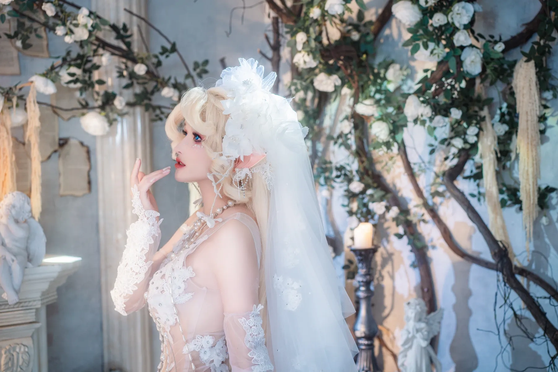 鹿八岁baby – 妖精の花嫁 Cosplay-第7张