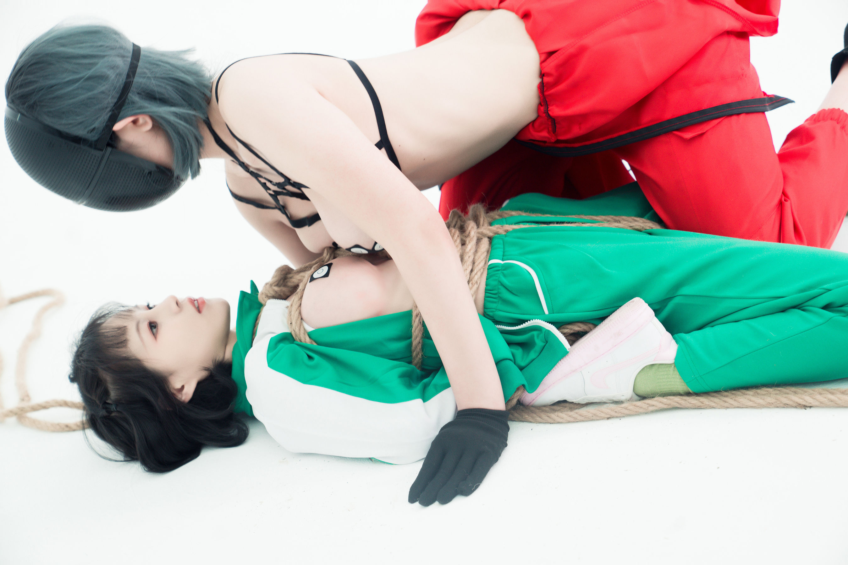 星澜是澜澜叫澜妹呀 X 晕崽 – 鱿鱼游戏 Cosplay-第6张