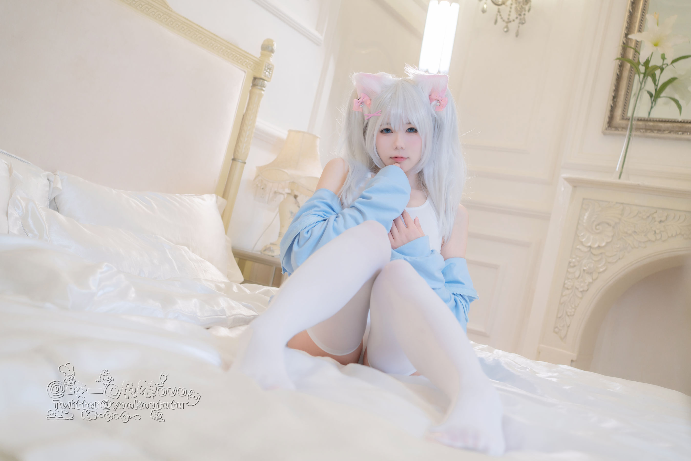 咬一口兔娘 – 做你的猫 Cosplay-第50张