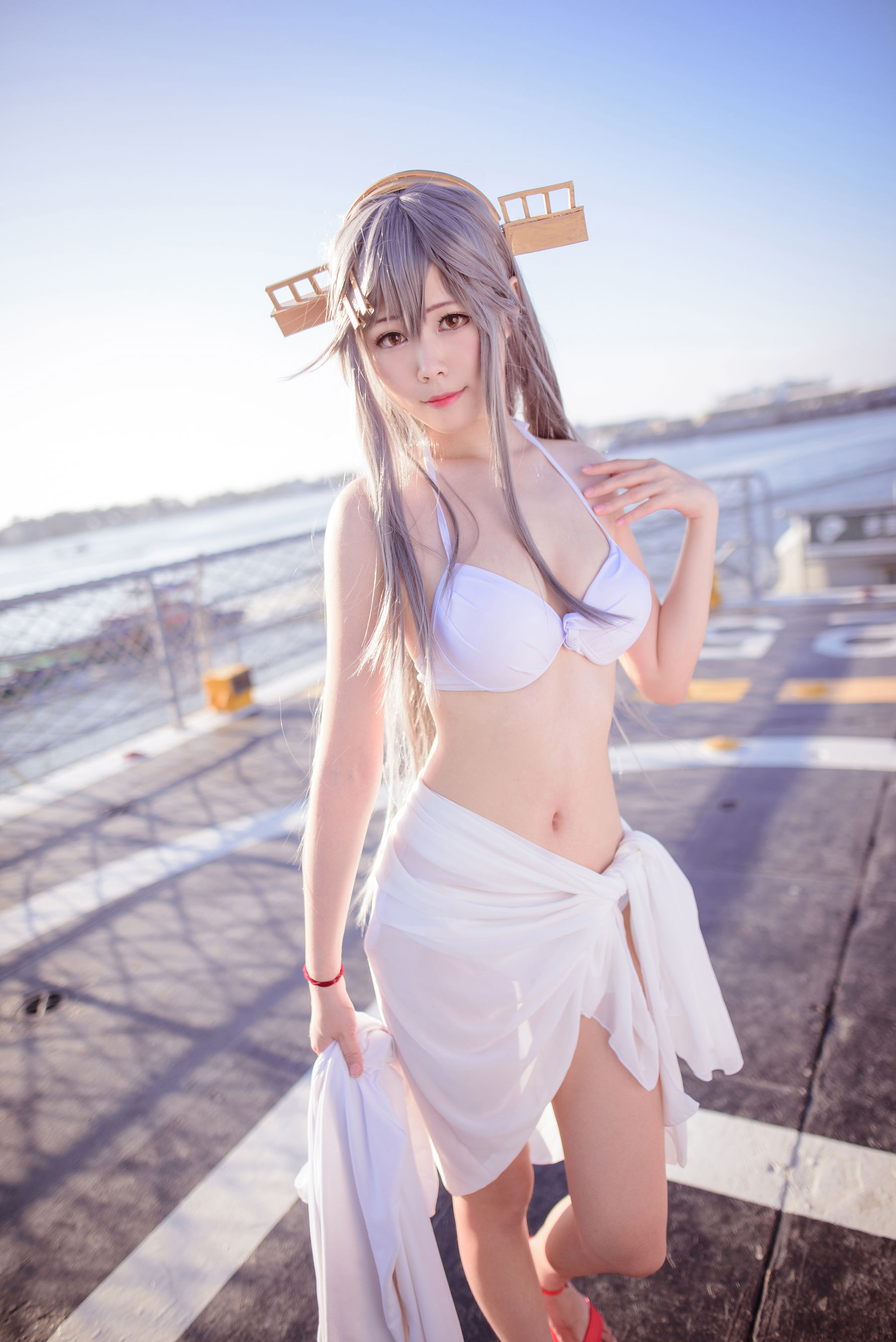 COS妹子Arty亞緹 – 艦これ はるな Haruna Cosplay-第34张