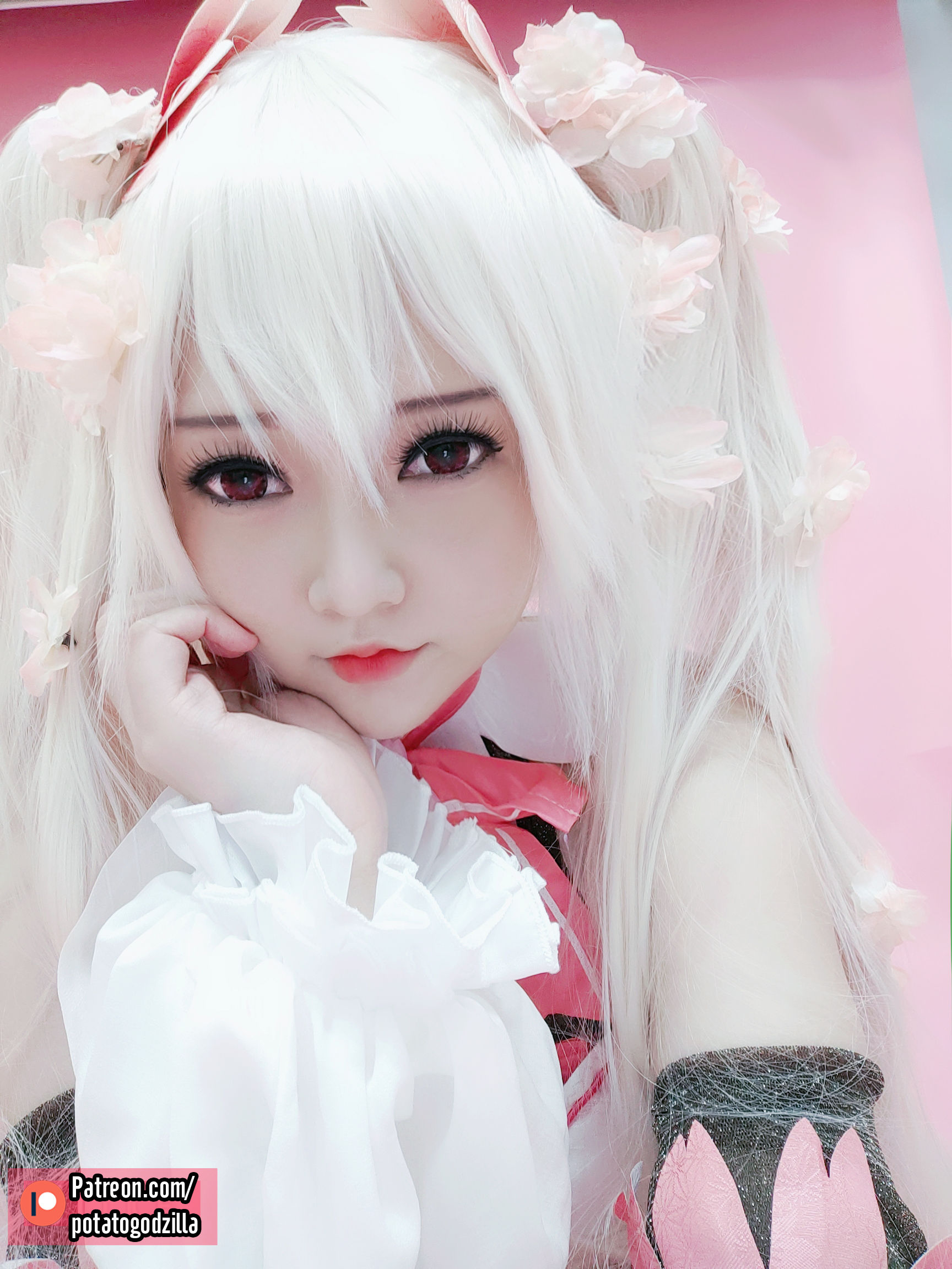 Coser小姐姐Potato Godzilla – Sakura Miku Cosplay-第38张