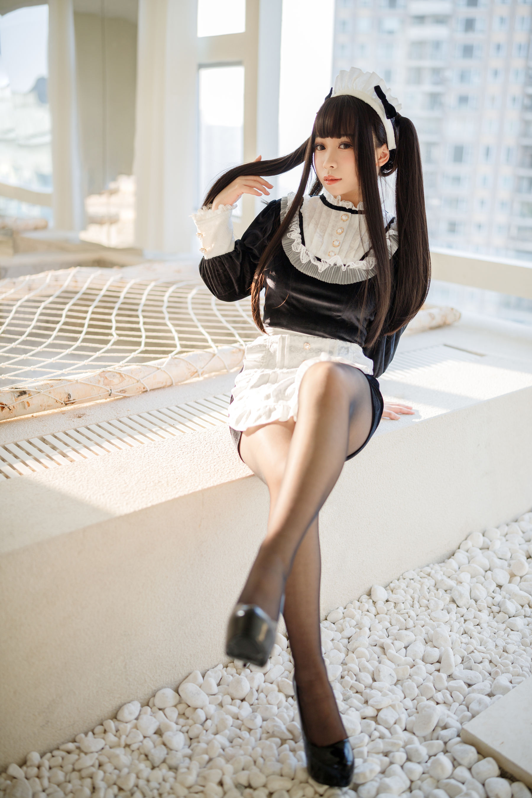 胡桃猫Kurumineko – 更衣女仆 Cosplay-第69张
