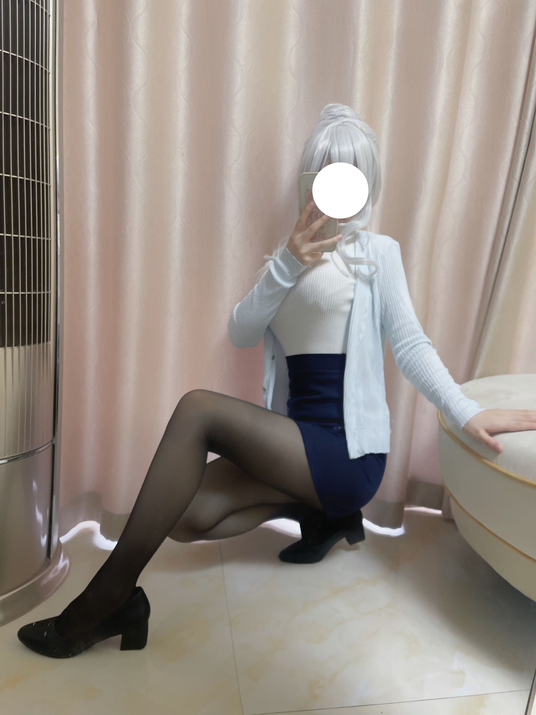 幼愛youmeko – 未亡人雪女 Cosplay-第19张