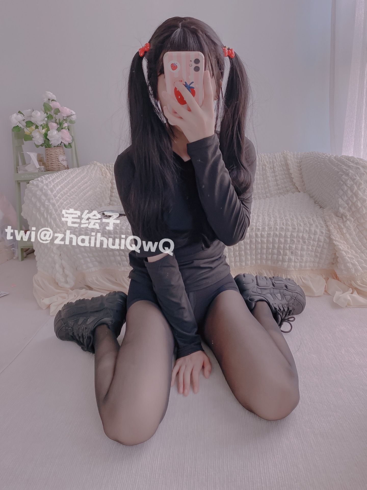 二阶堂 – 黑丝 Cosplay-第43张