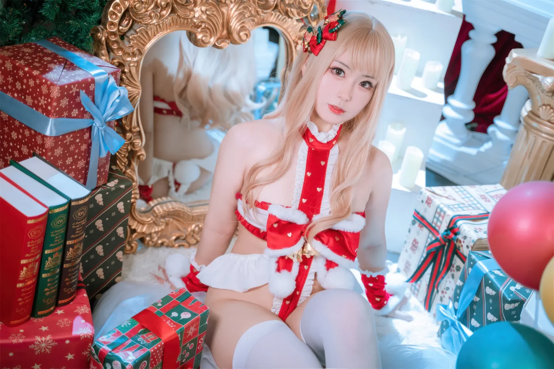 虎森森 – 圣诞精灵 Cosplay-第25张