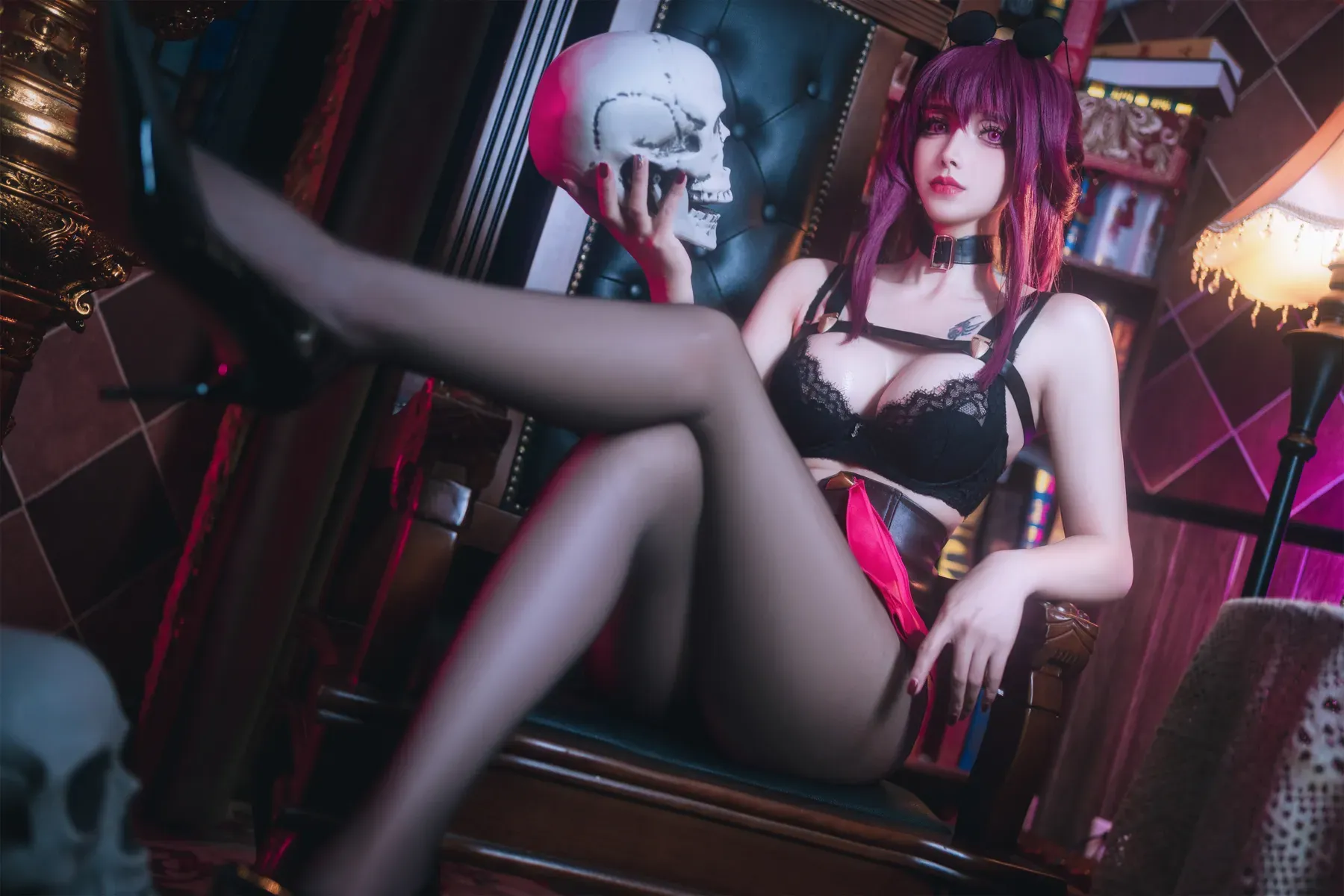 鹿八岁baby – 崩坏∶星穹铁道 卡芙卡 Cosplay-第17张