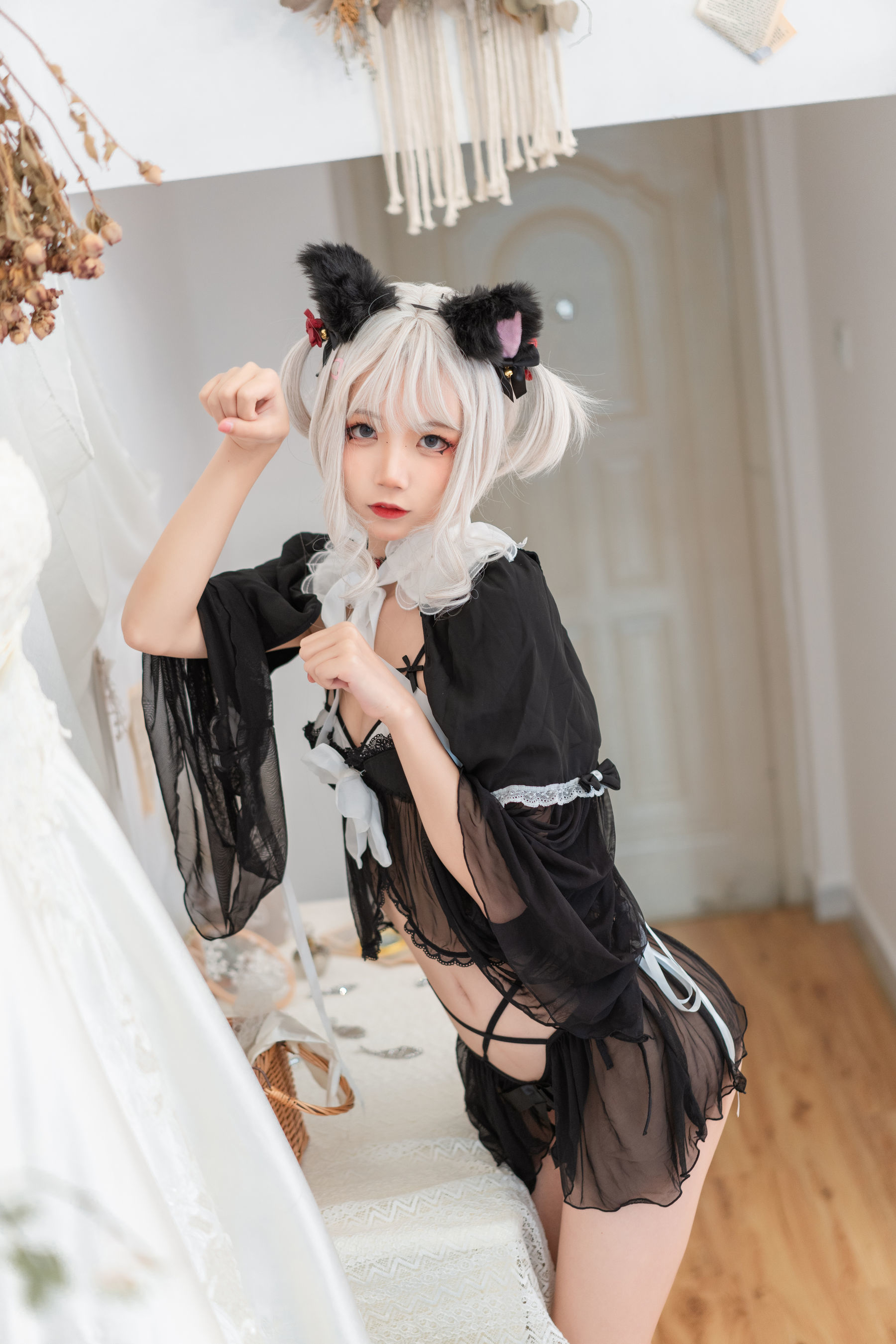清纯少女五更百鬼 性感猫娘 Cosplay-第16张