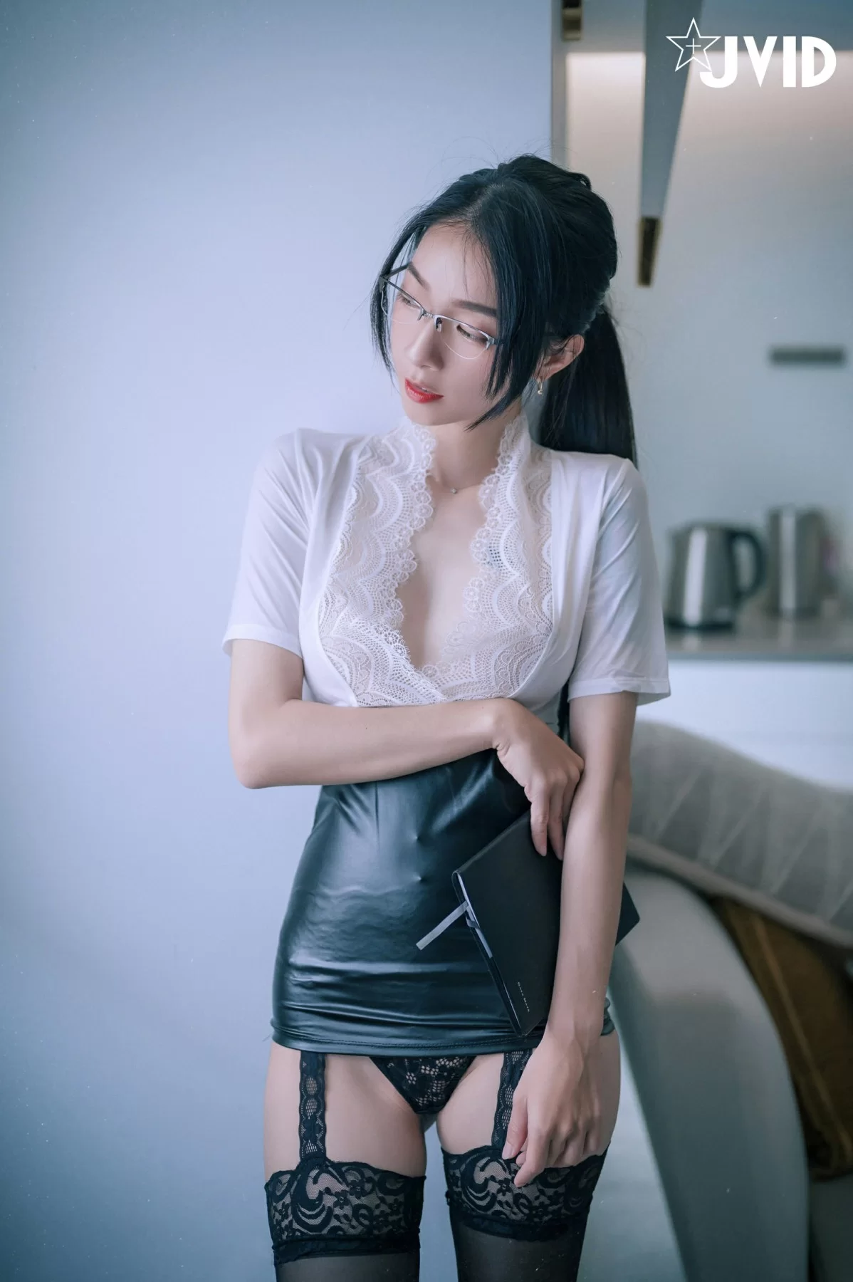 JVID图集 飘飘 – 保险业务员 Cosplay-第87张